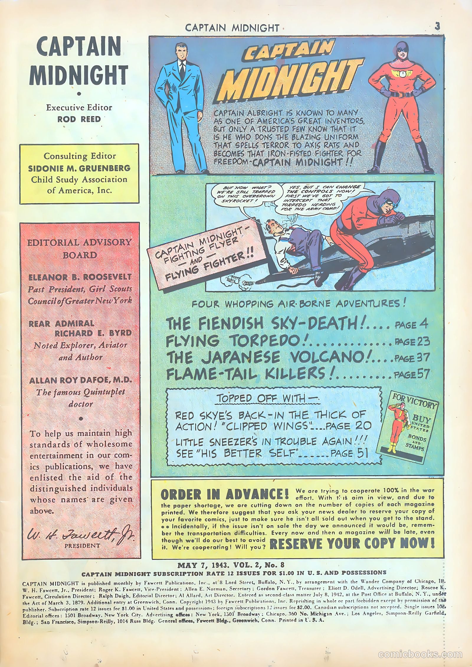 Captain Midnight #8 — page 3 of 68