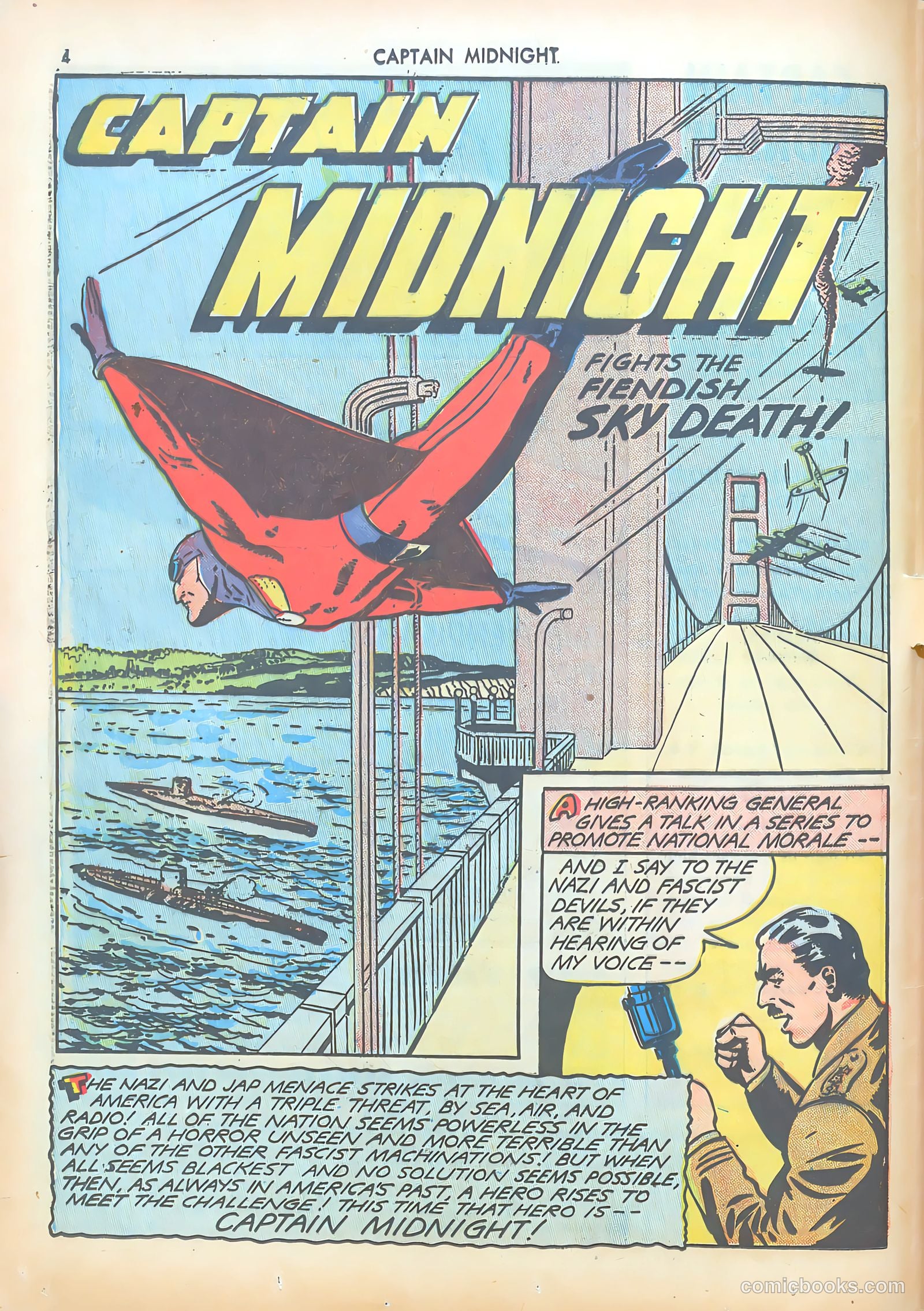 Captain Midnight #8 — page 4 of 68