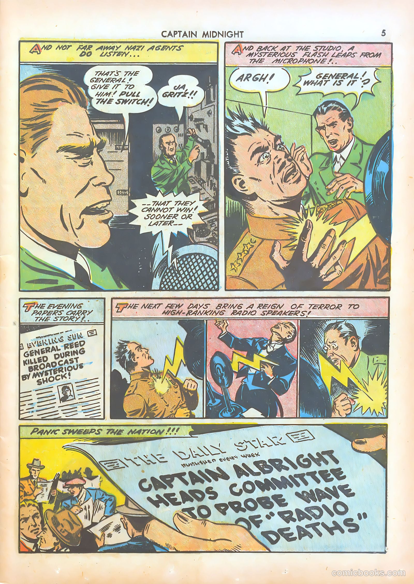 Captain Midnight #8 — page 5 of 68