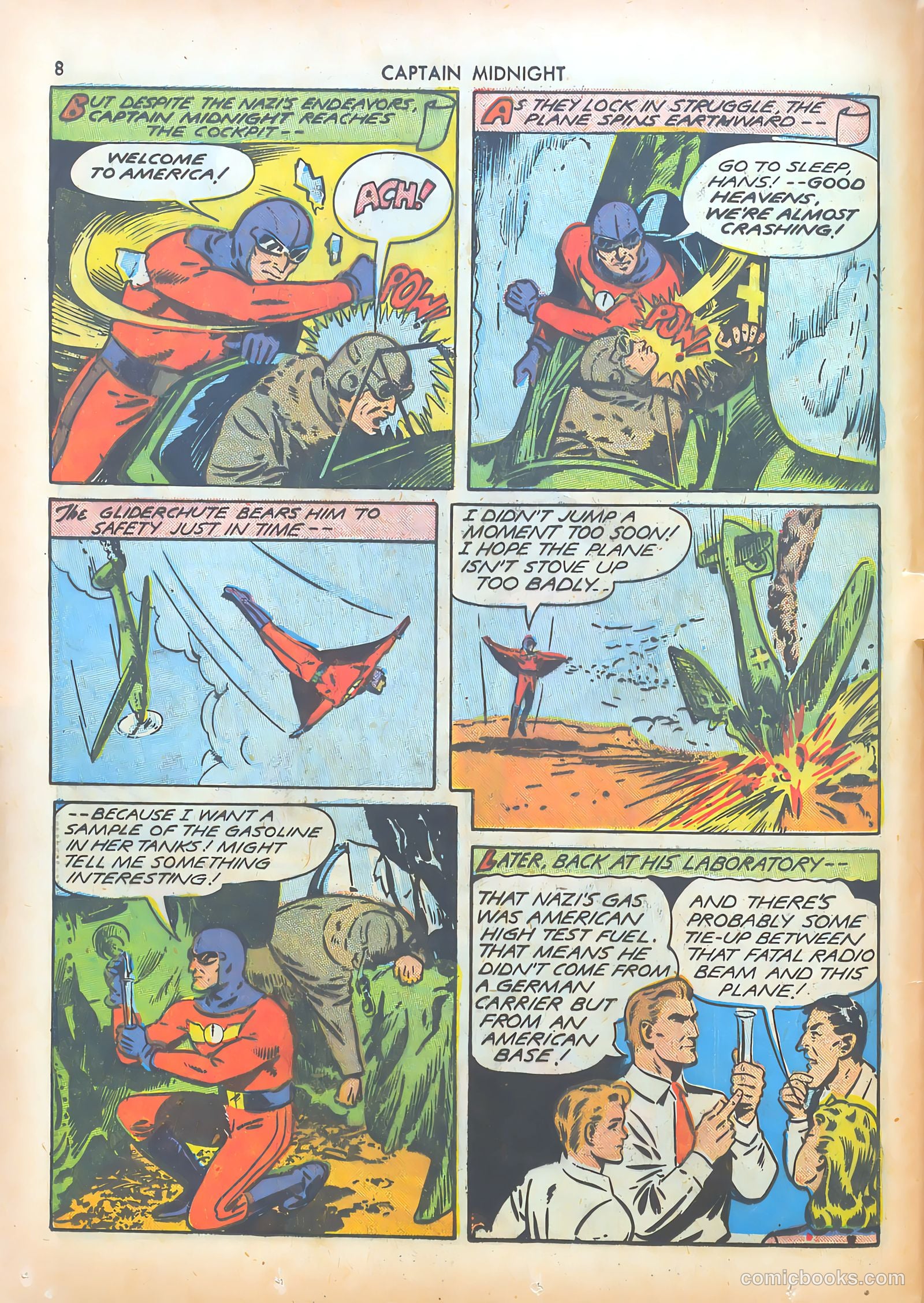 Captain Midnight #8 — page 8 of 68