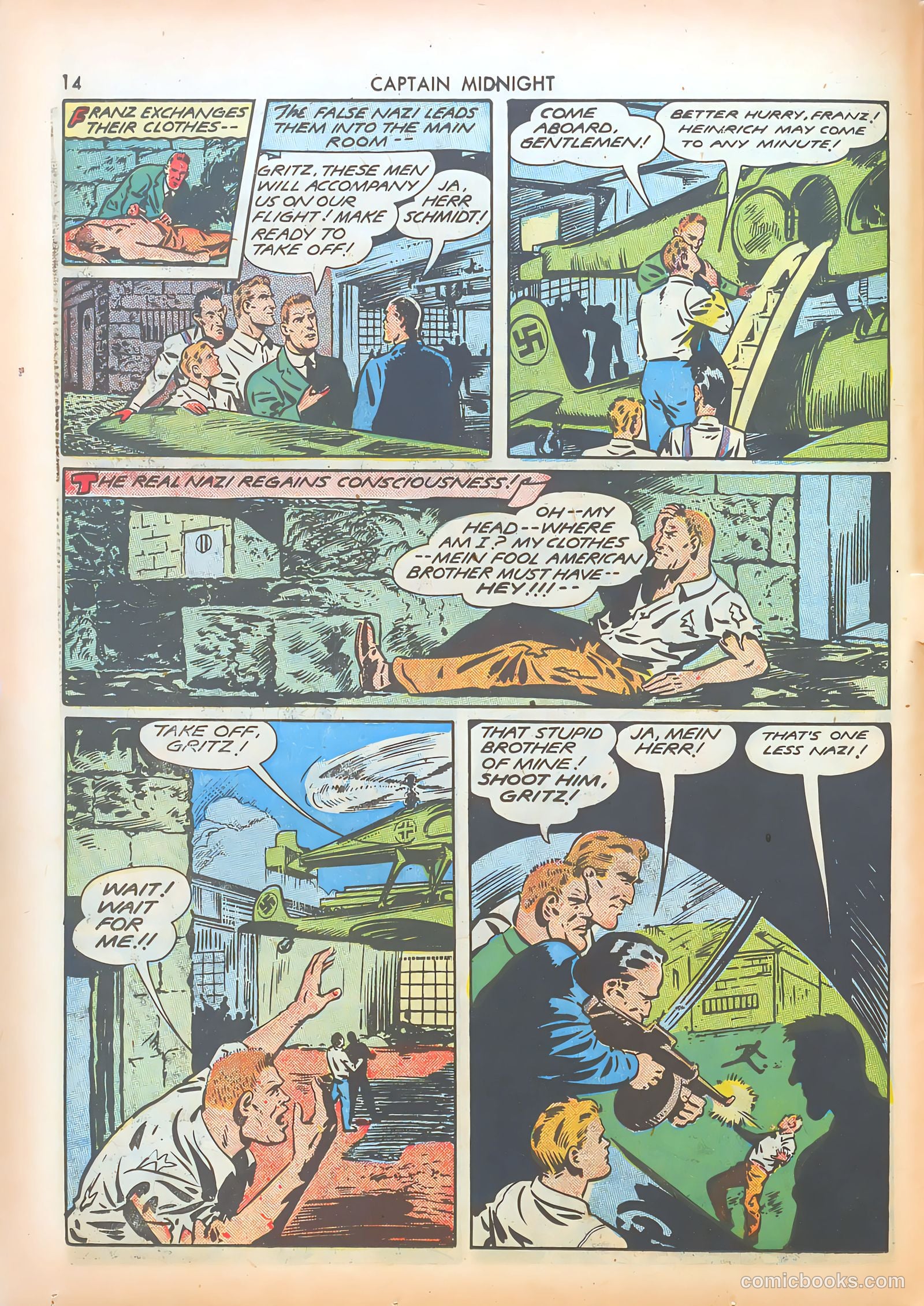 Captain Midnight #8 — page 14 of 68