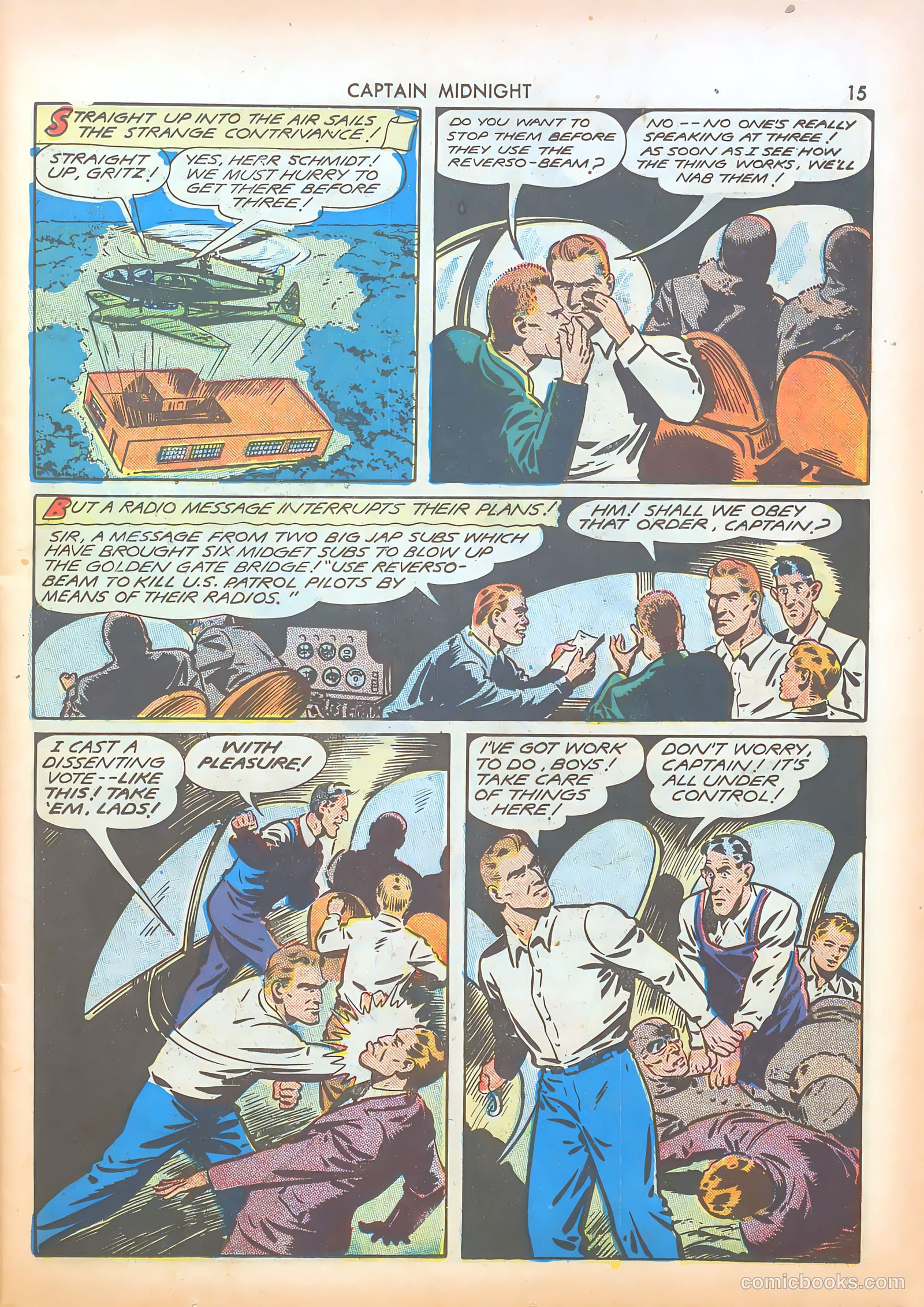 Captain Midnight #8 — page 15 of 68