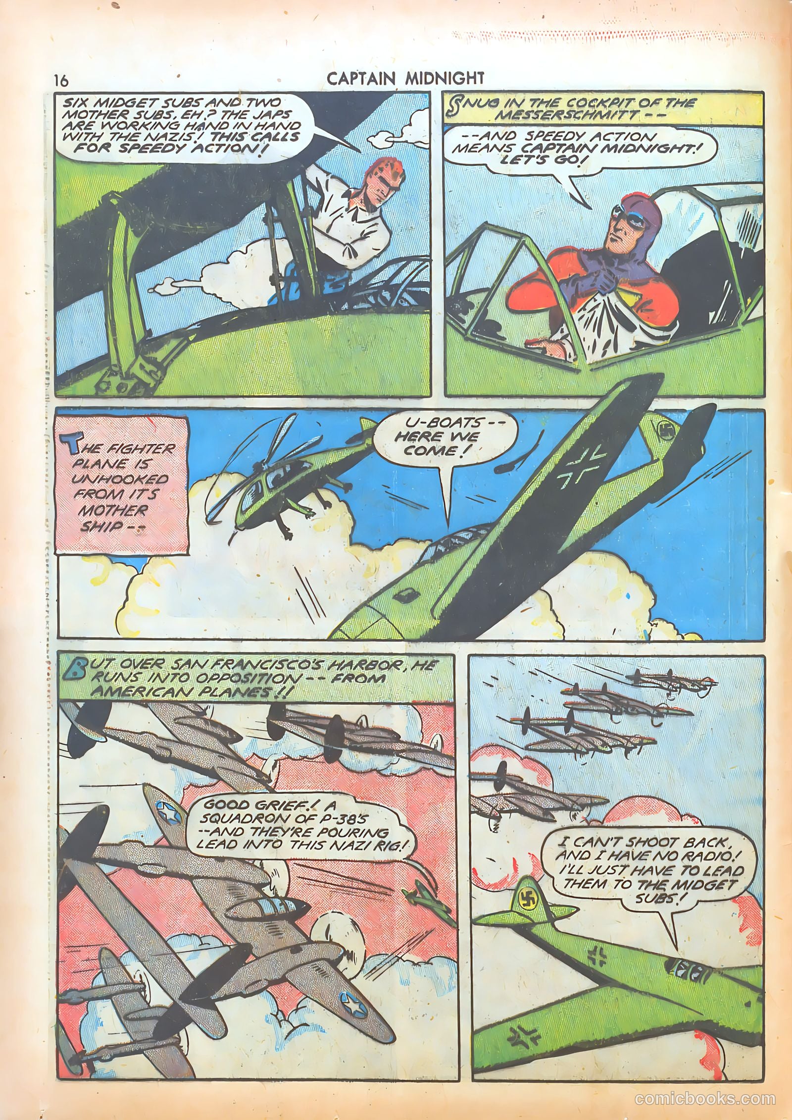 Captain Midnight #8 — page 16 of 68