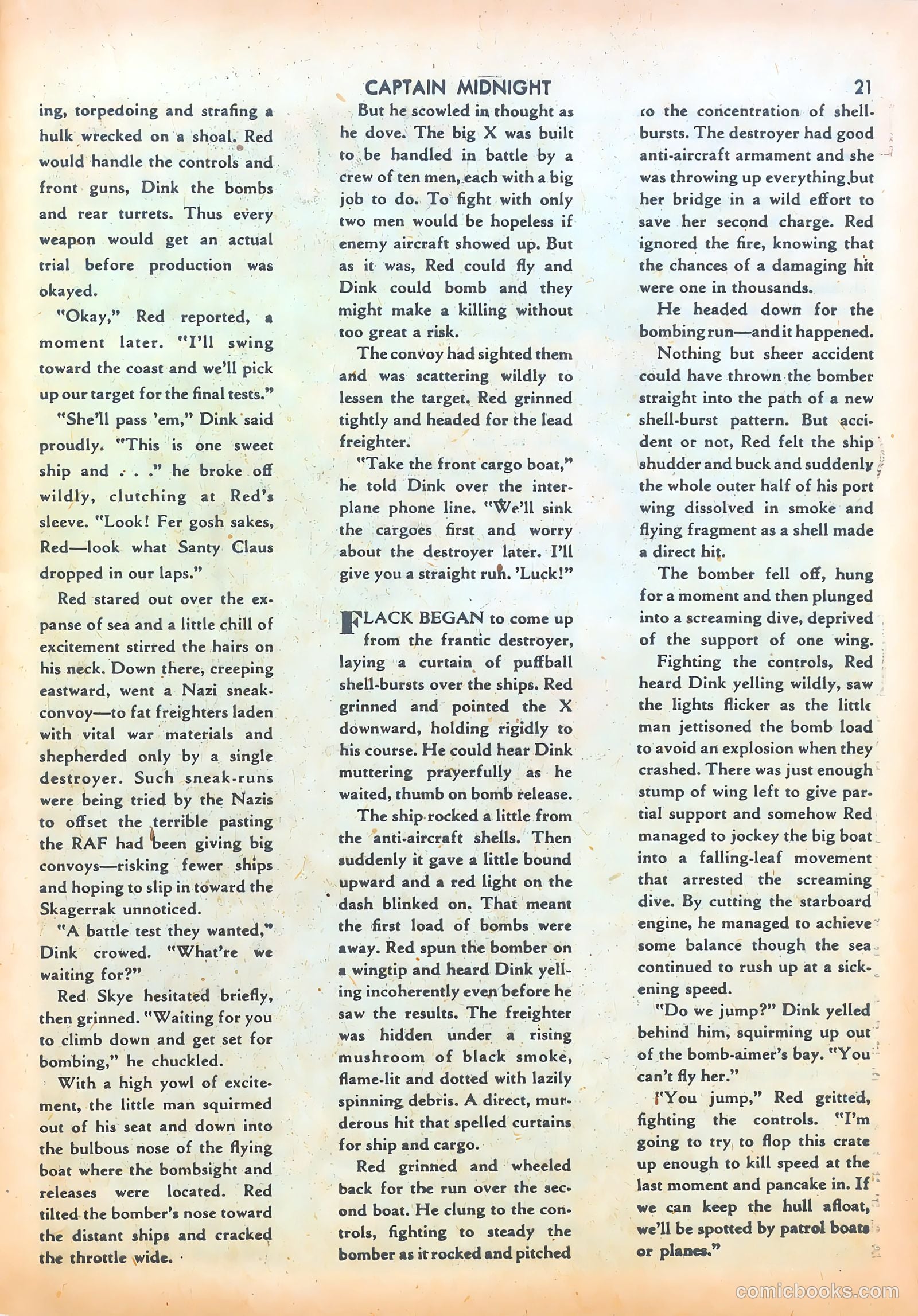 Captain Midnight #8 — page 21 of 68