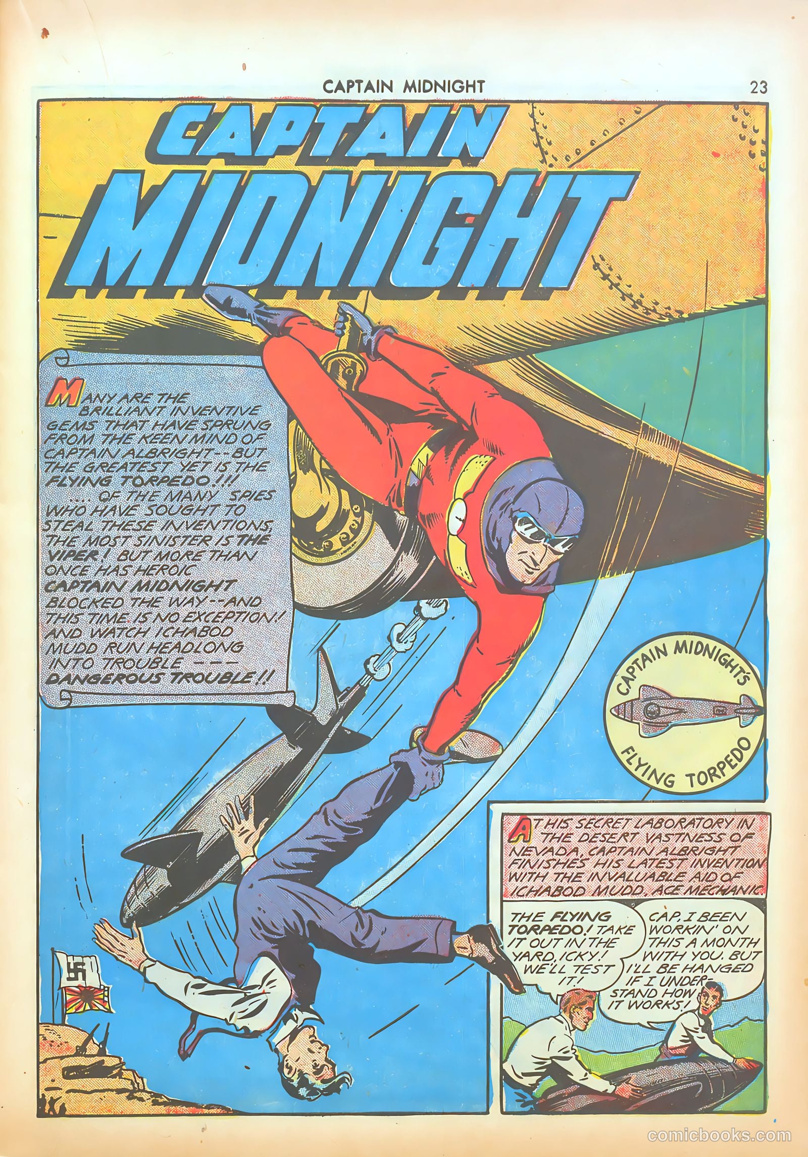 Captain Midnight #8 — page 23 of 68