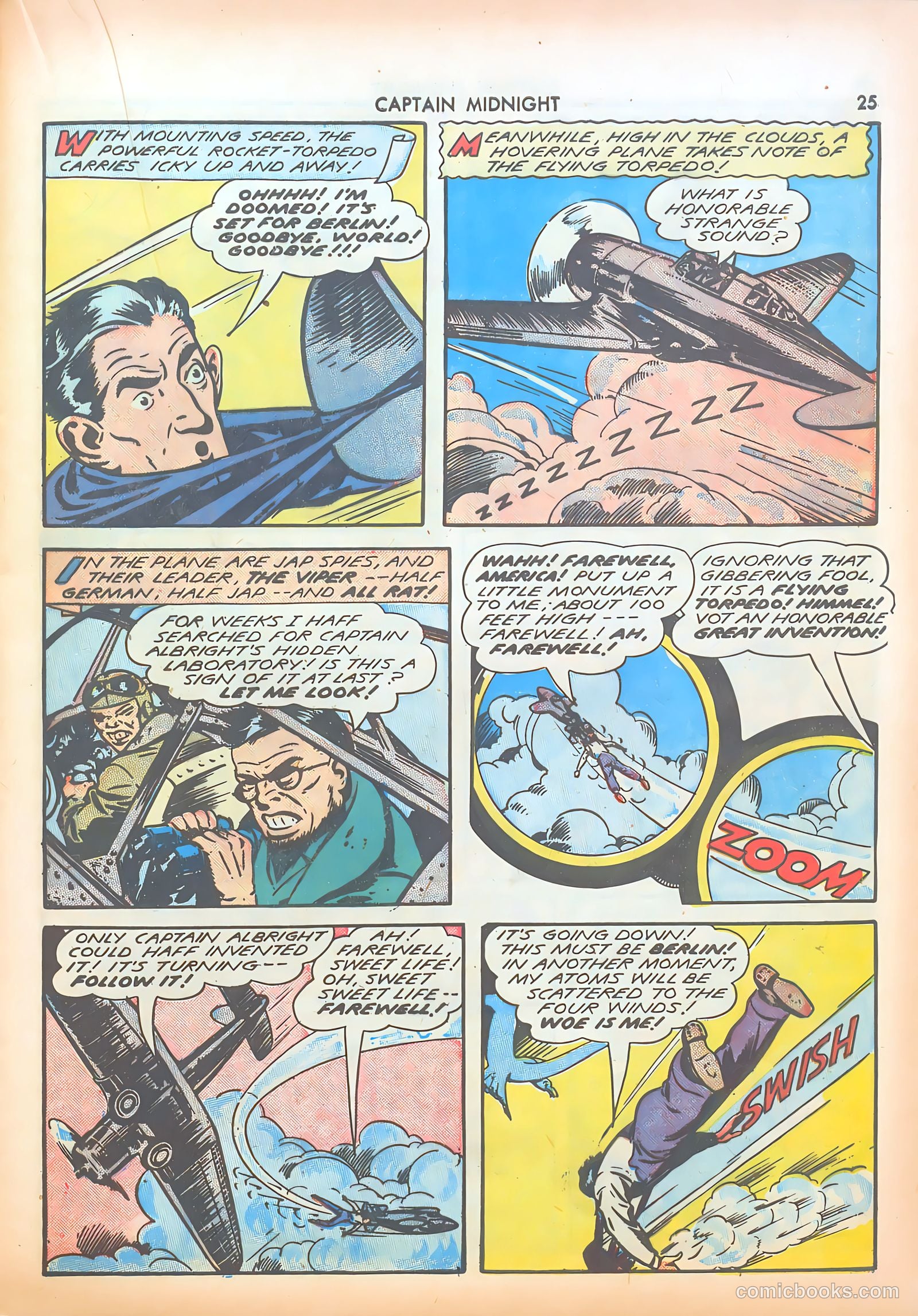 Captain Midnight #8 — page 25 of 68