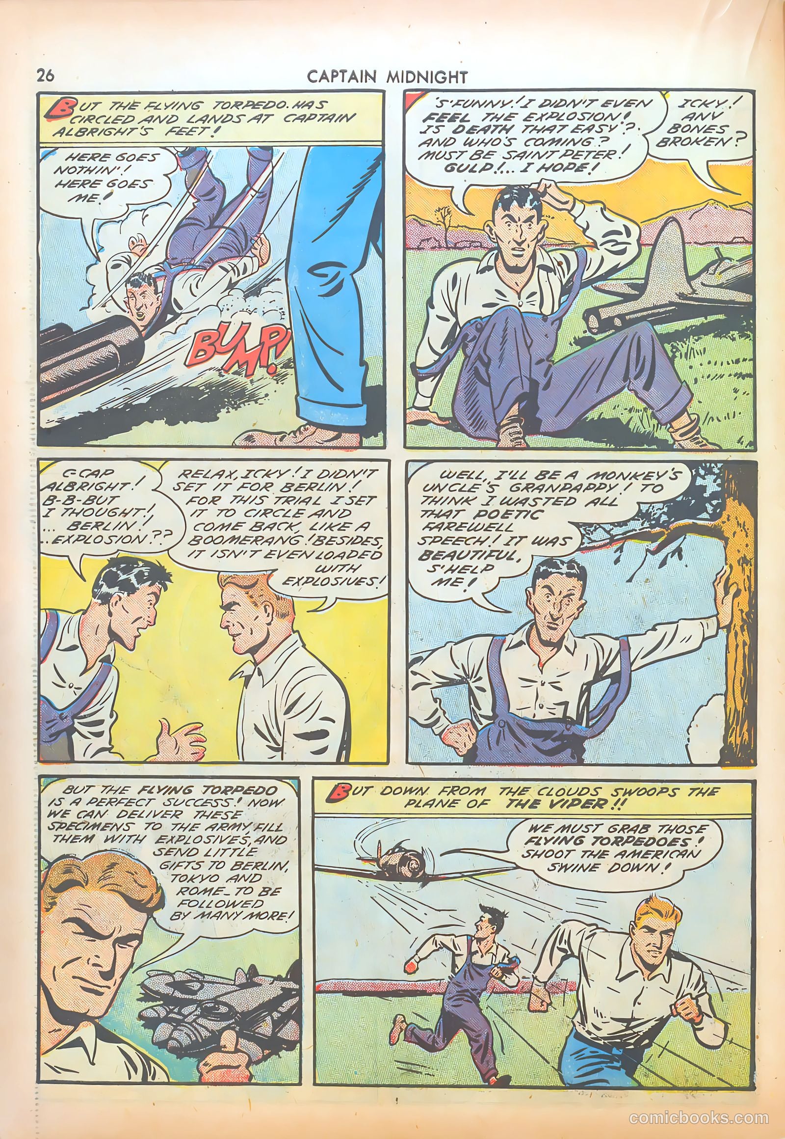 Captain Midnight #8 — page 26 of 68