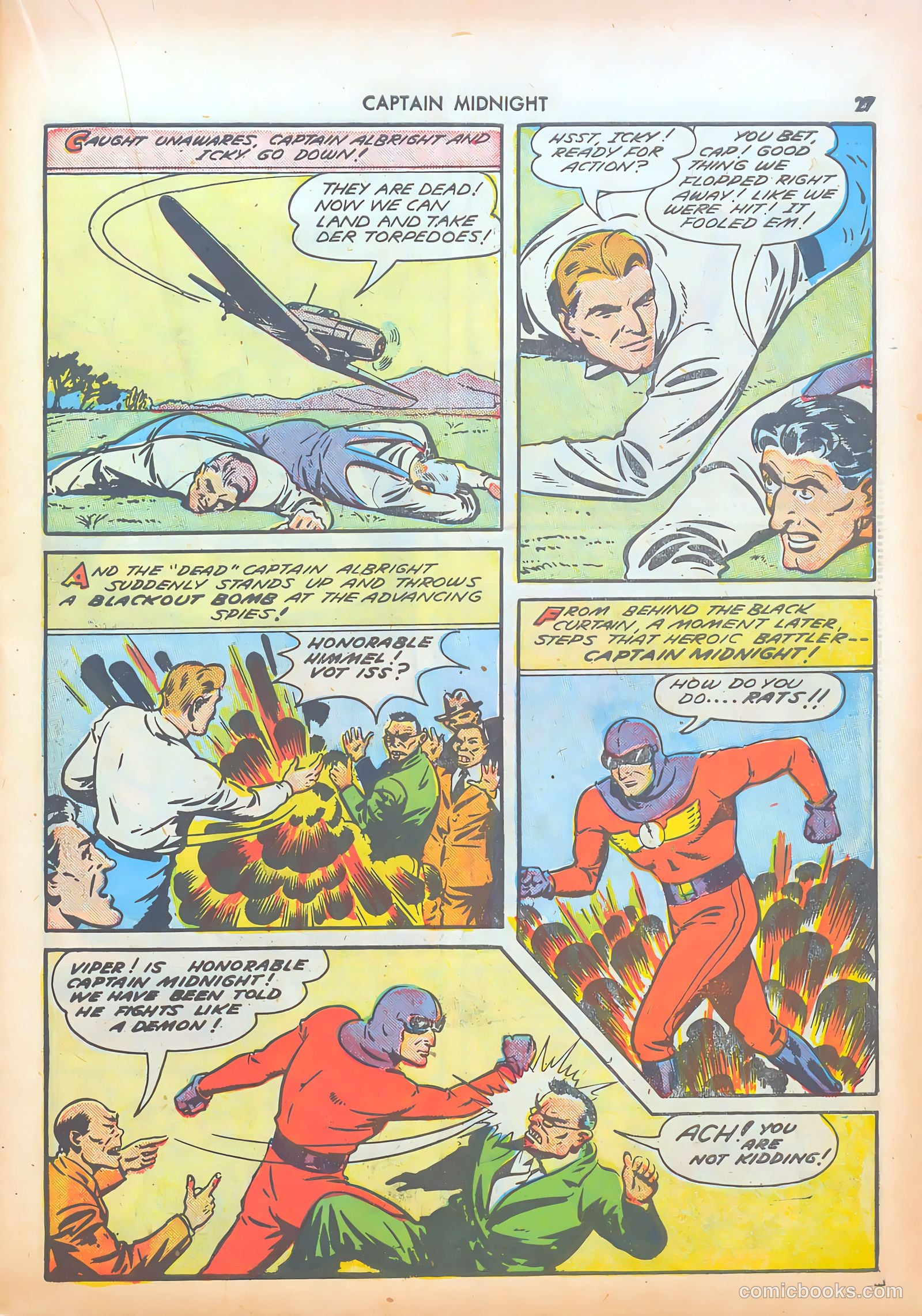 Captain Midnight #8 — page 27 of 68