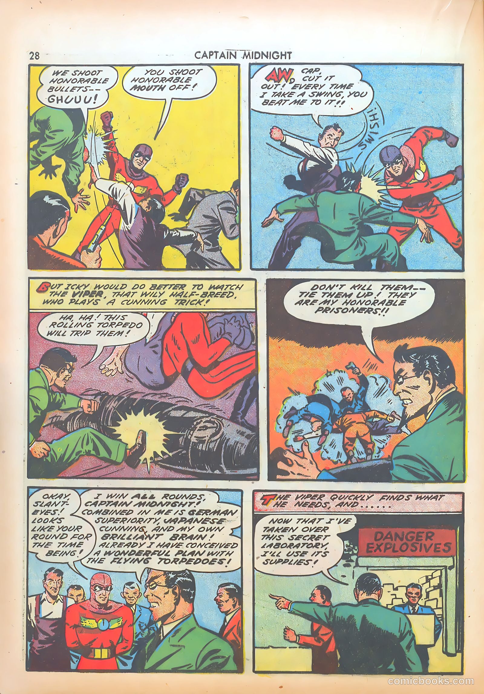 Captain Midnight #8 — page 28 of 68