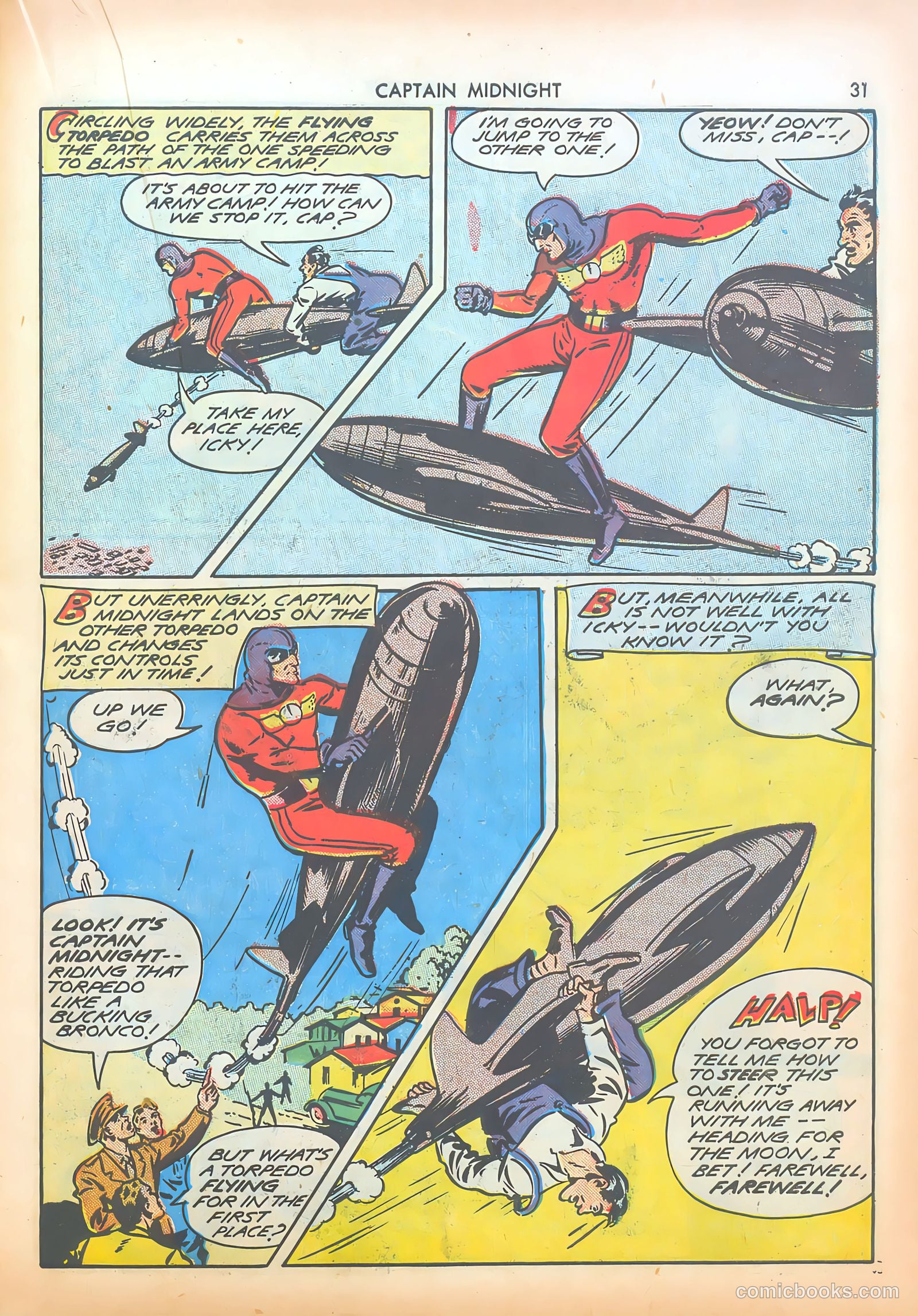 Captain Midnight #8 — page 31 of 68