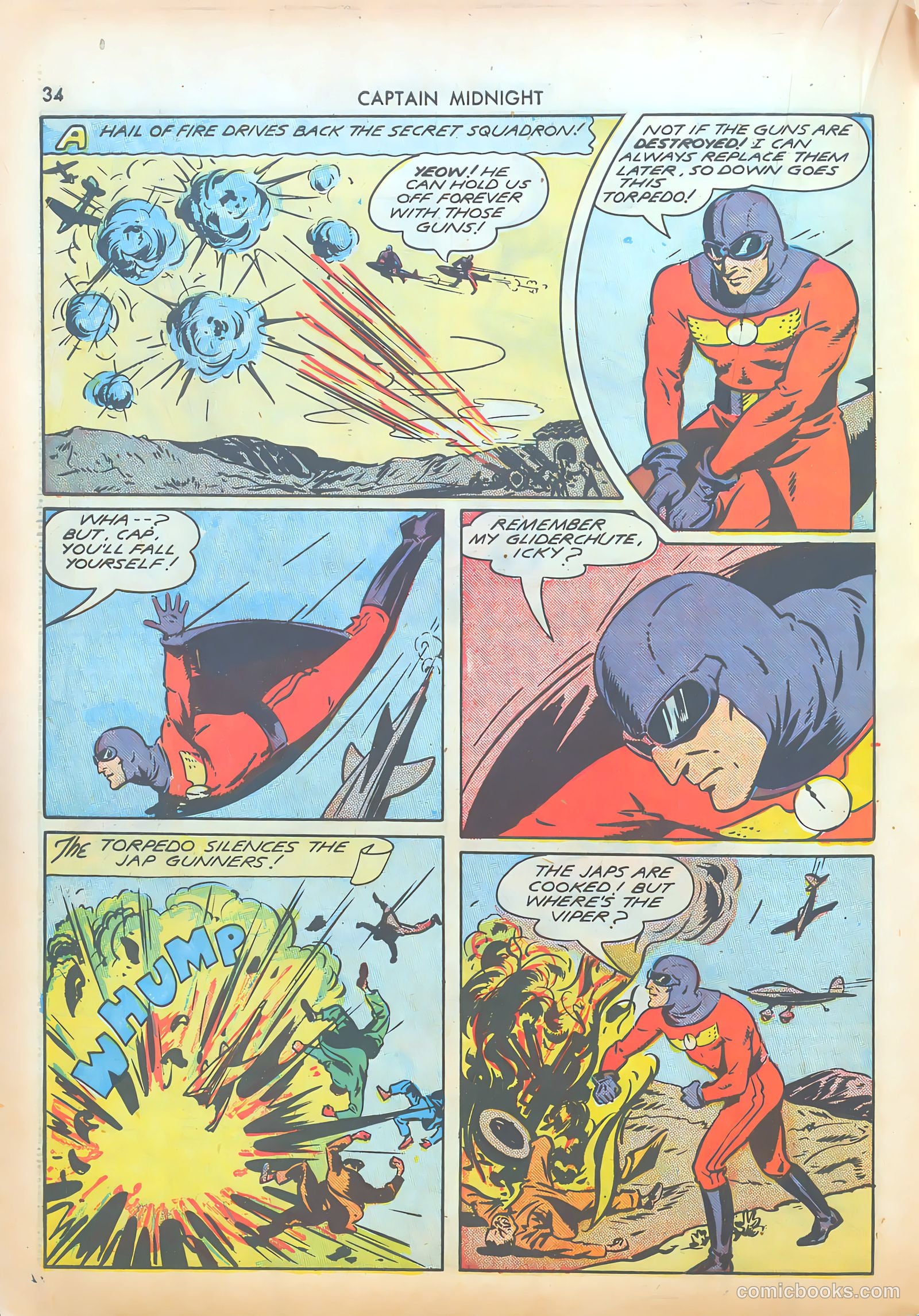 Captain Midnight #8 — page 34 of 68