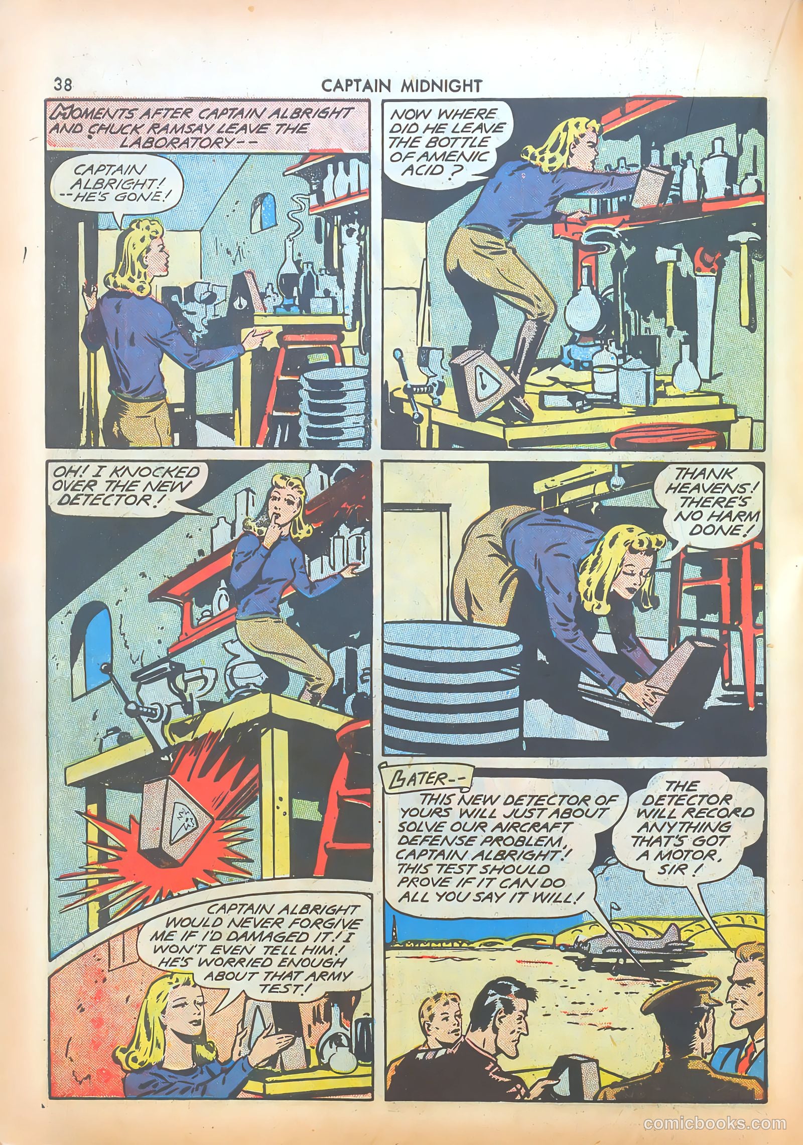 Captain Midnight #8 — page 38 of 68