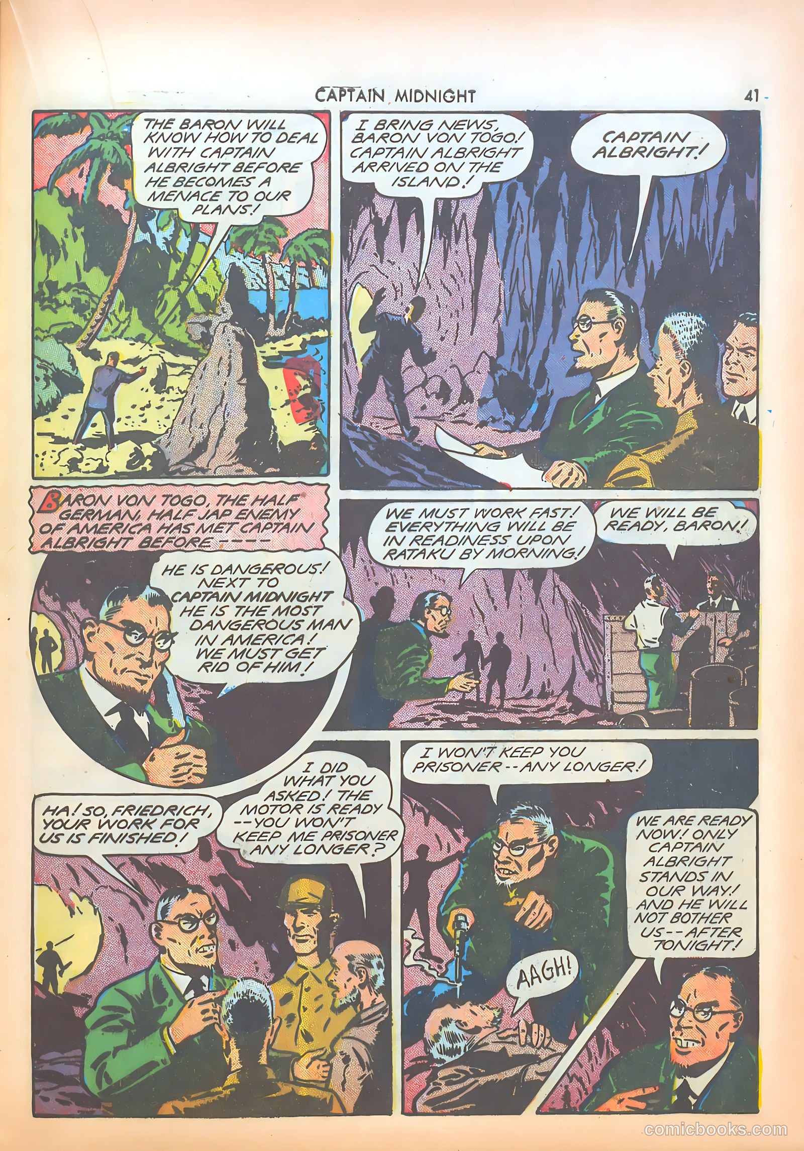Captain Midnight #8 — page 41 of 68