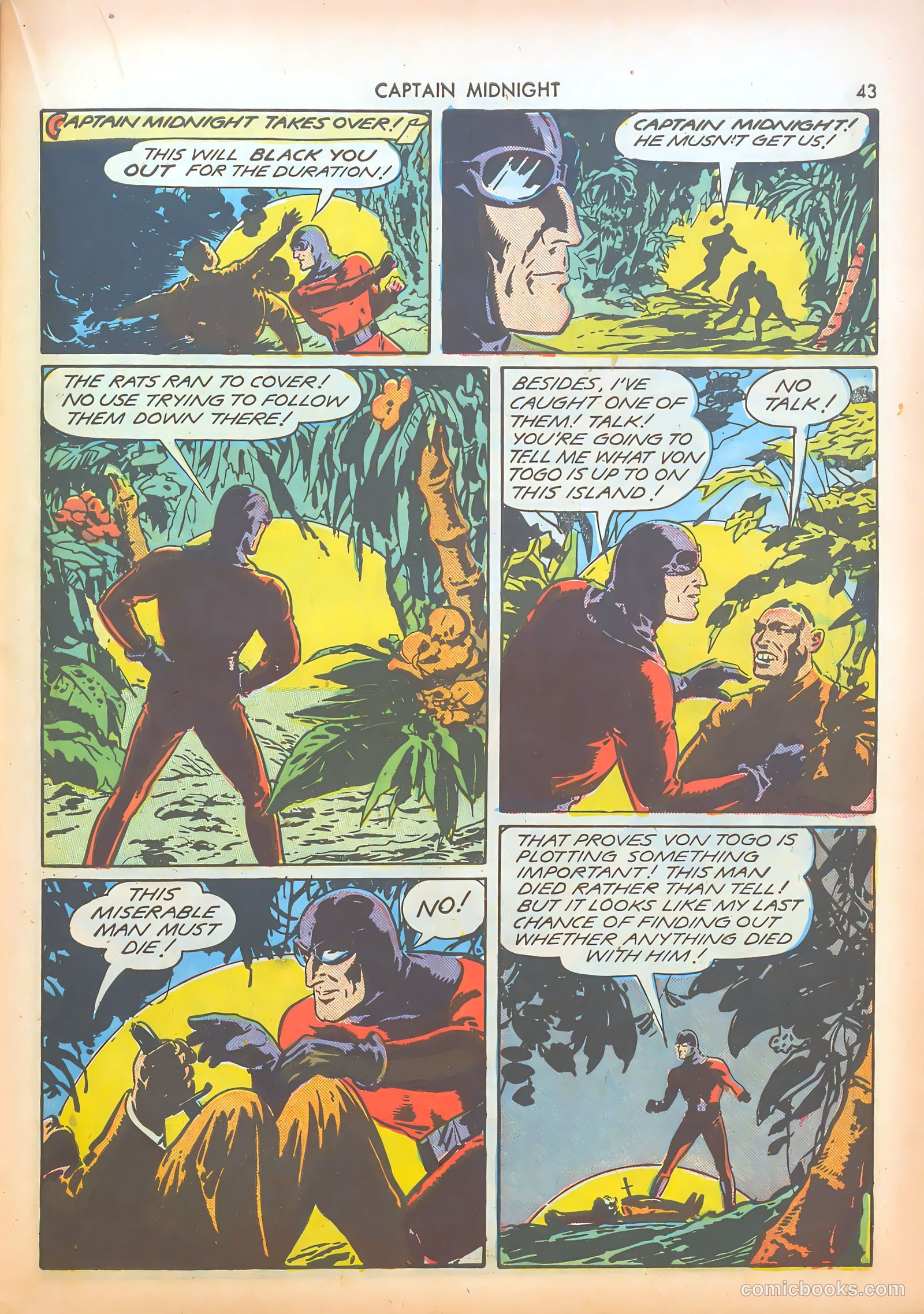 Captain Midnight #8 — page 43 of 68
