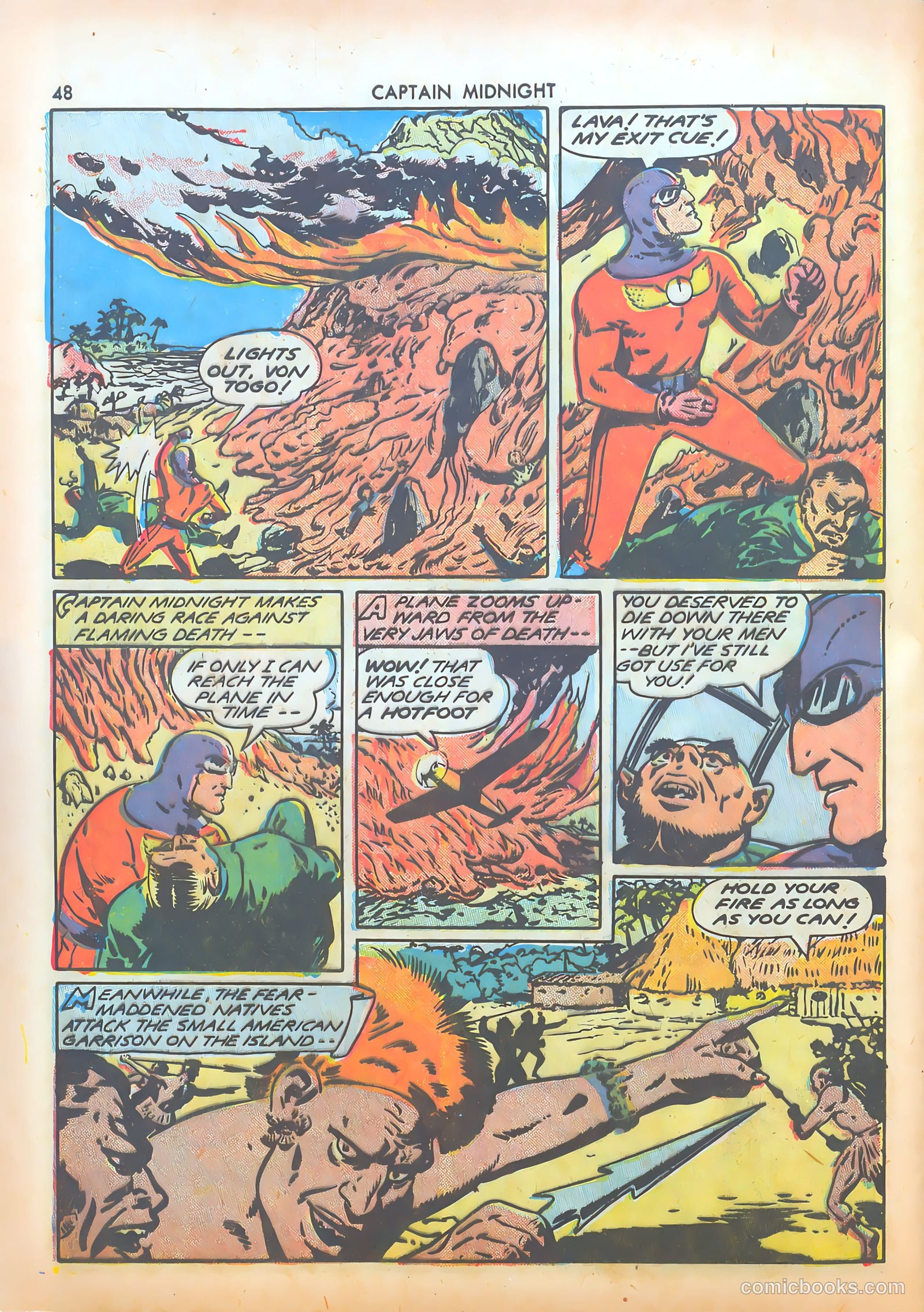 Captain Midnight #8 — page 48 of 68