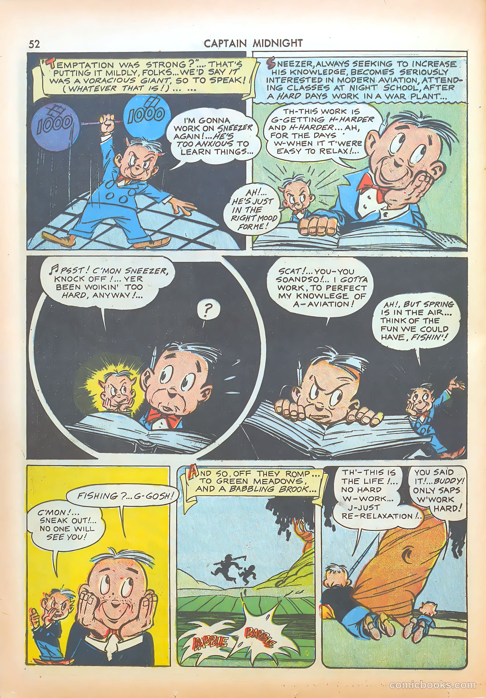 Captain Midnight #8 — page 52 of 68
