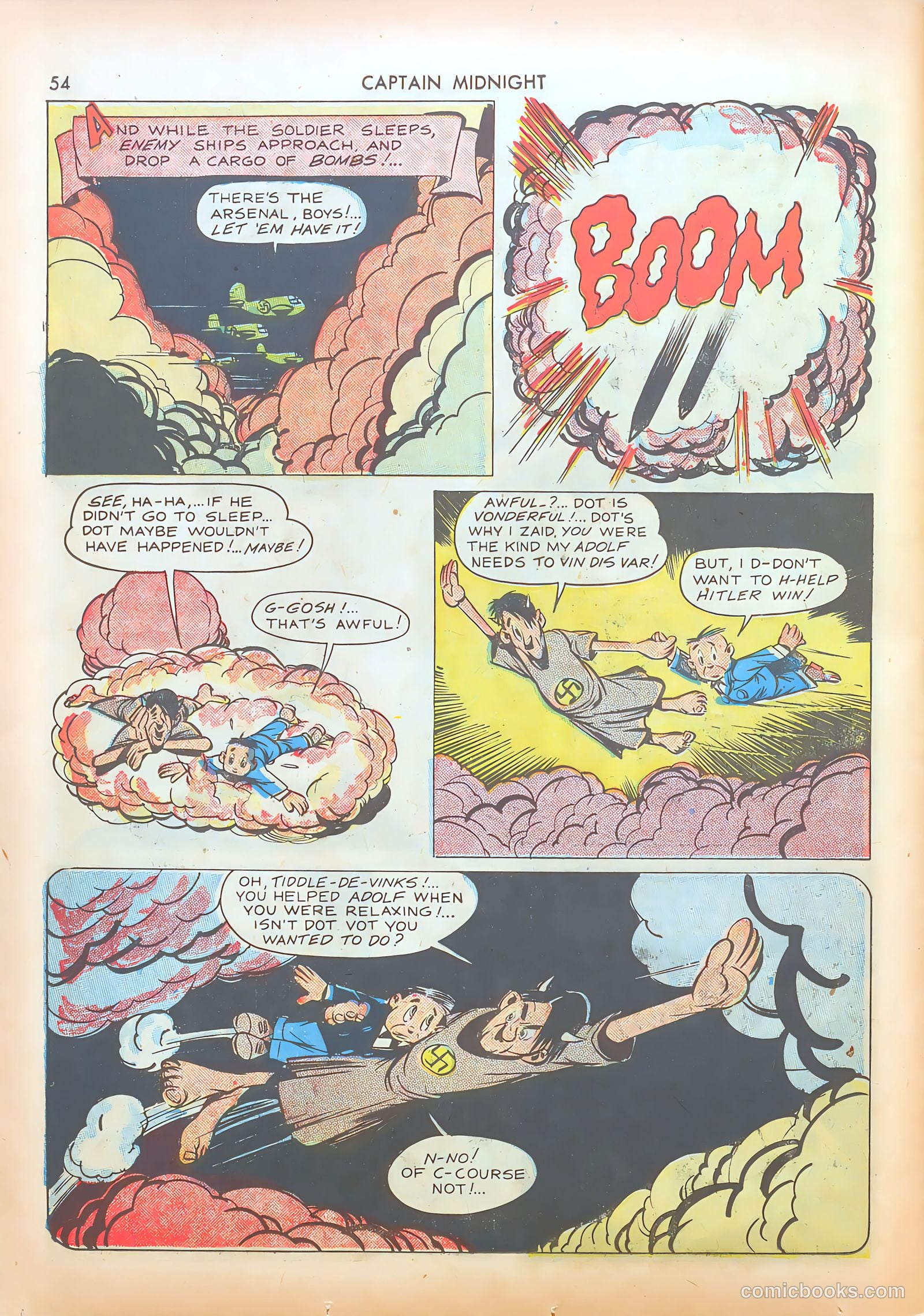 Captain Midnight #8 — page 54 of 68