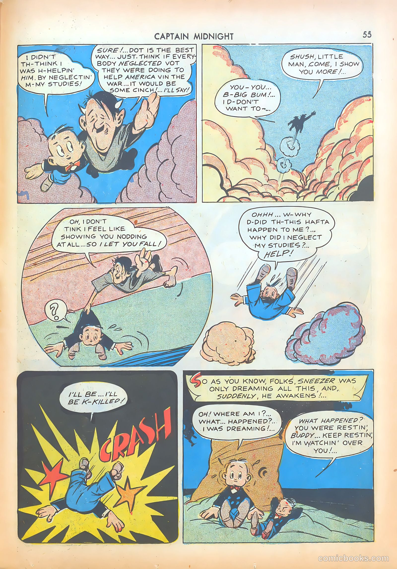 Captain Midnight #8 — page 55 of 68
