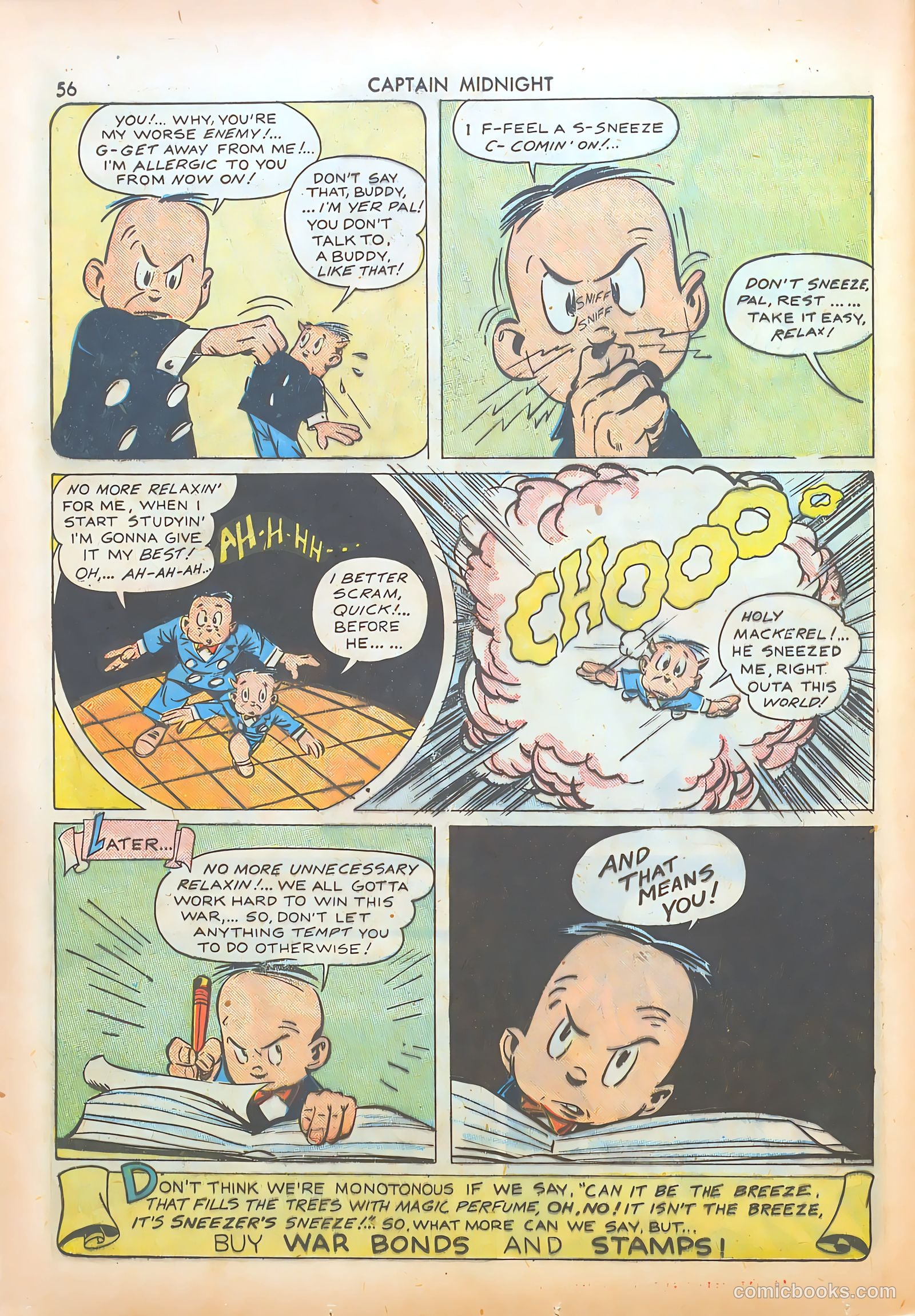Captain Midnight #8 — page 56 of 68