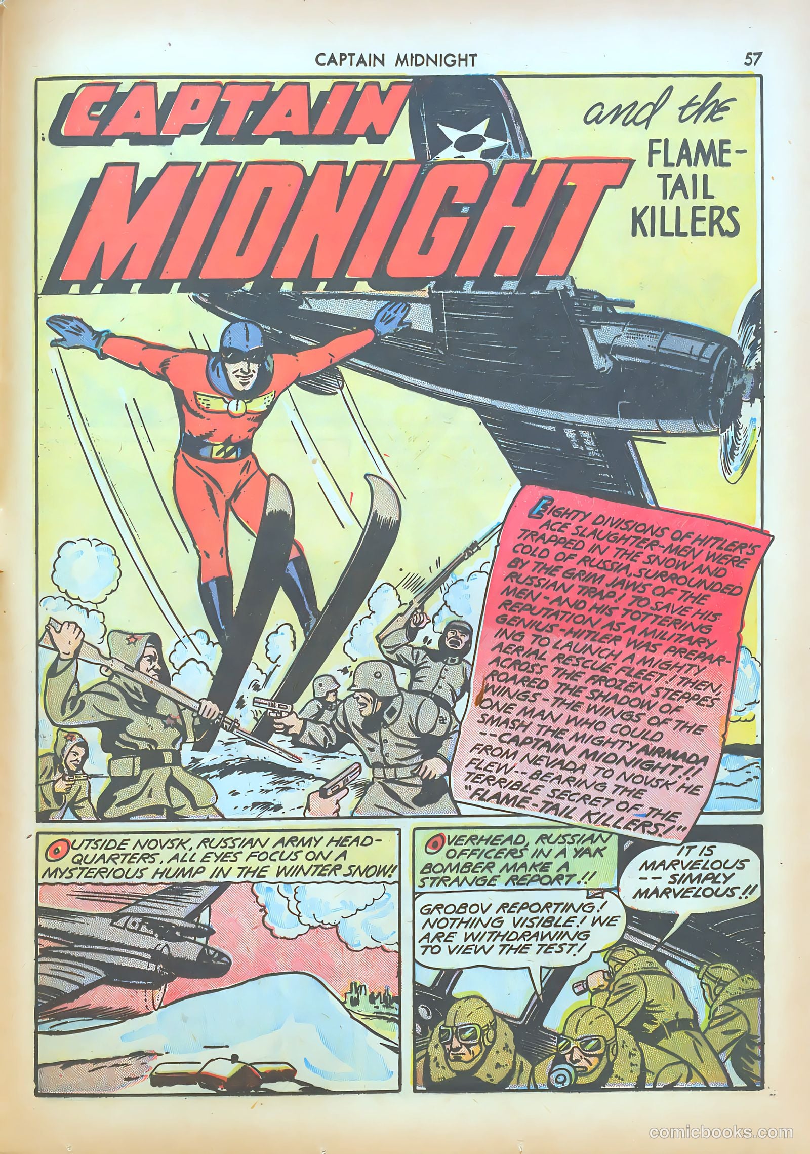 Captain Midnight #8 — page 57 of 68