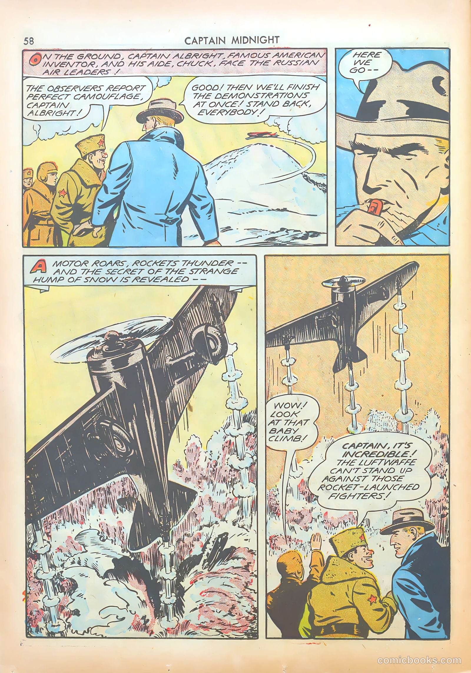 Captain Midnight #8 — page 58 of 68