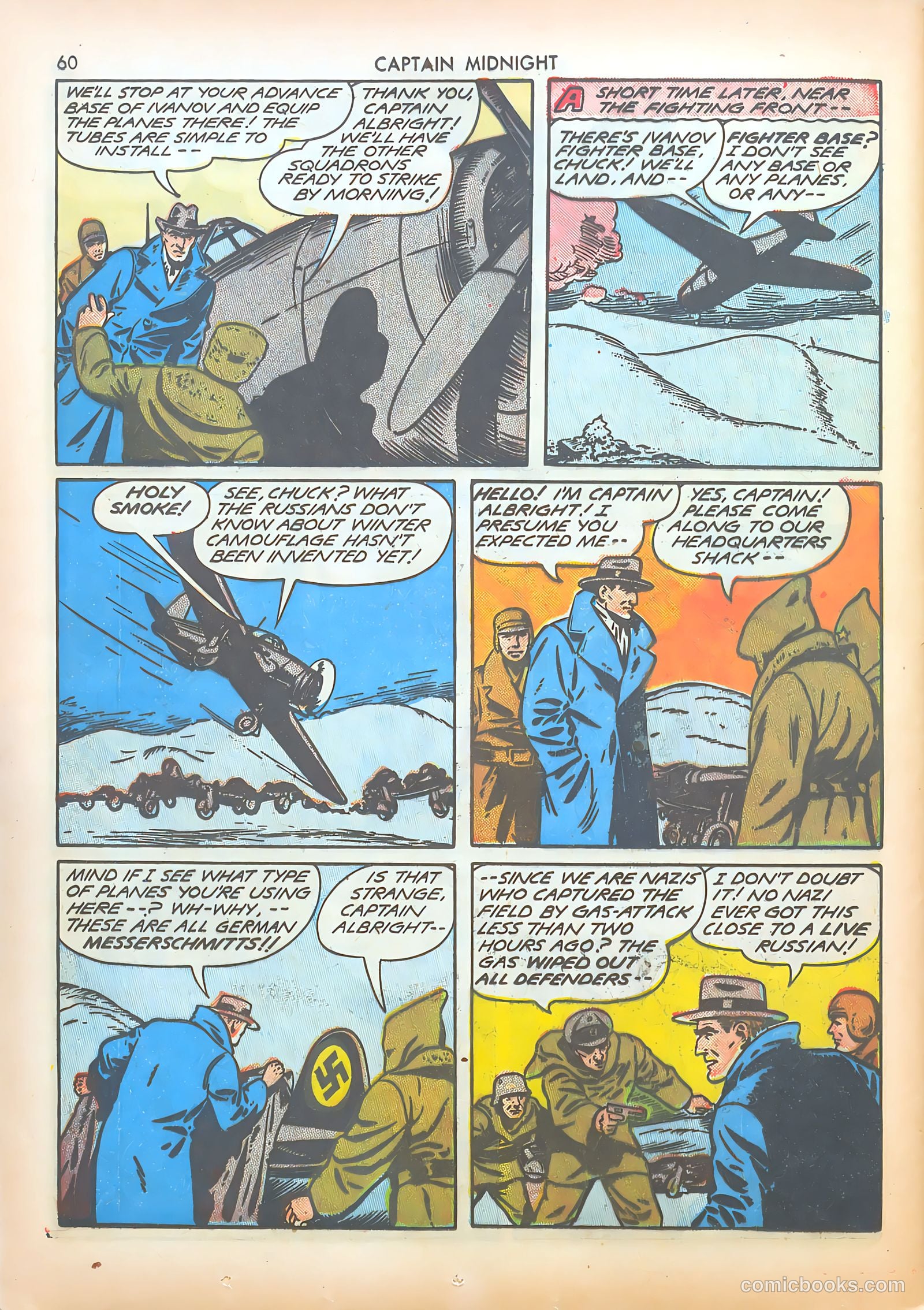 Captain Midnight #8 — page 60 of 68
