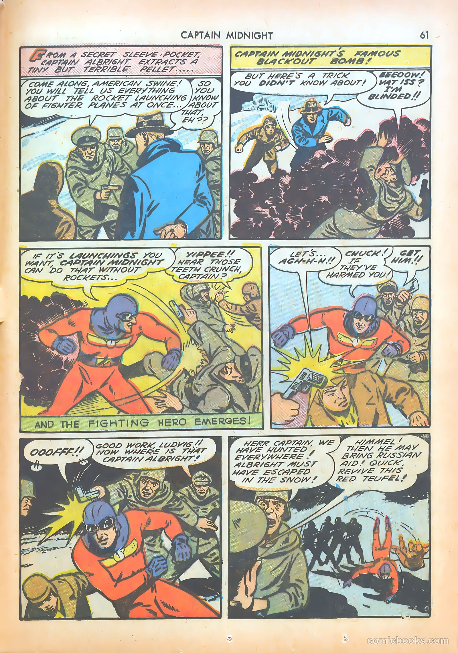 Captain Midnight #8 — page 61 of 68