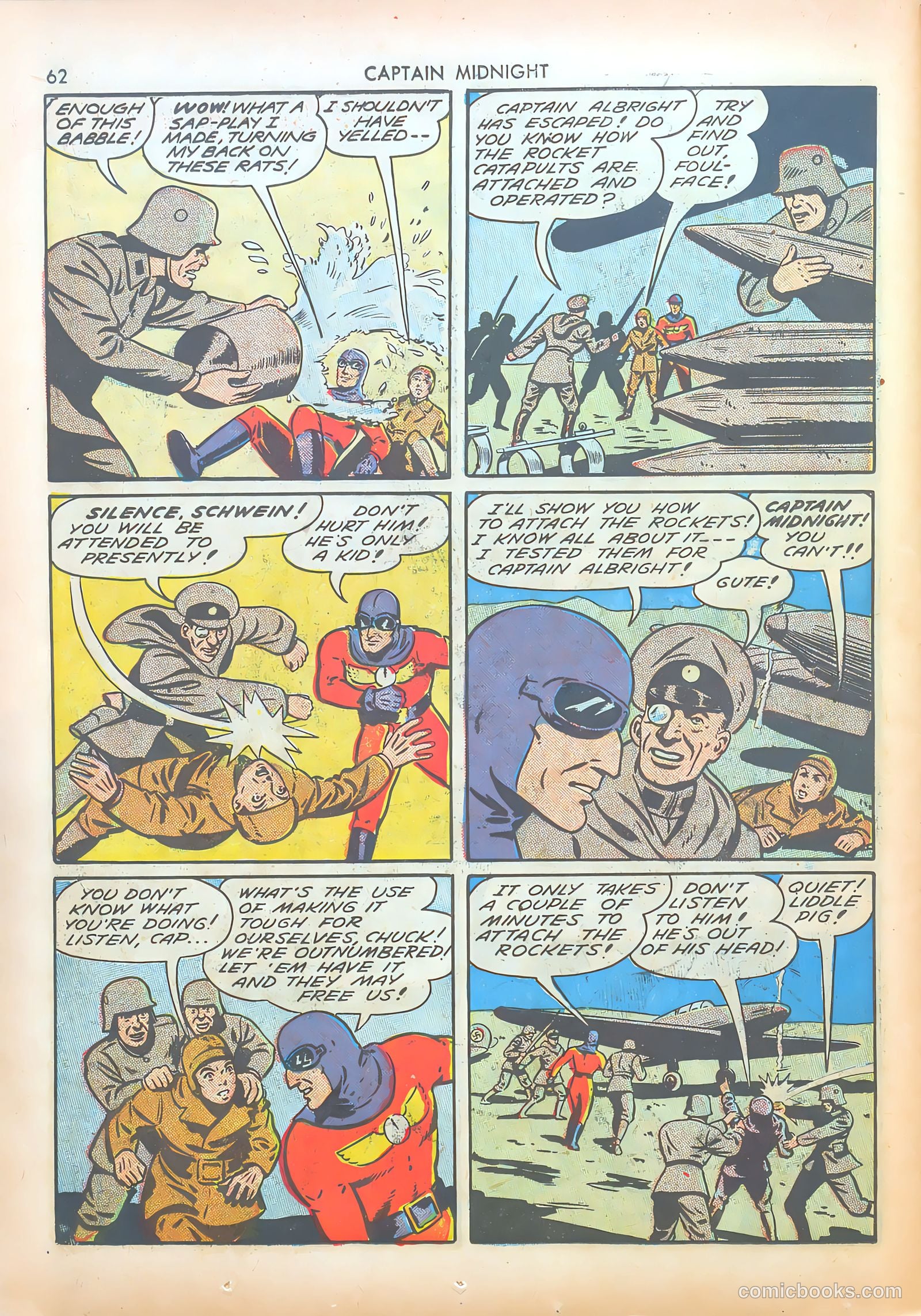 Captain Midnight #8 — page 62 of 68