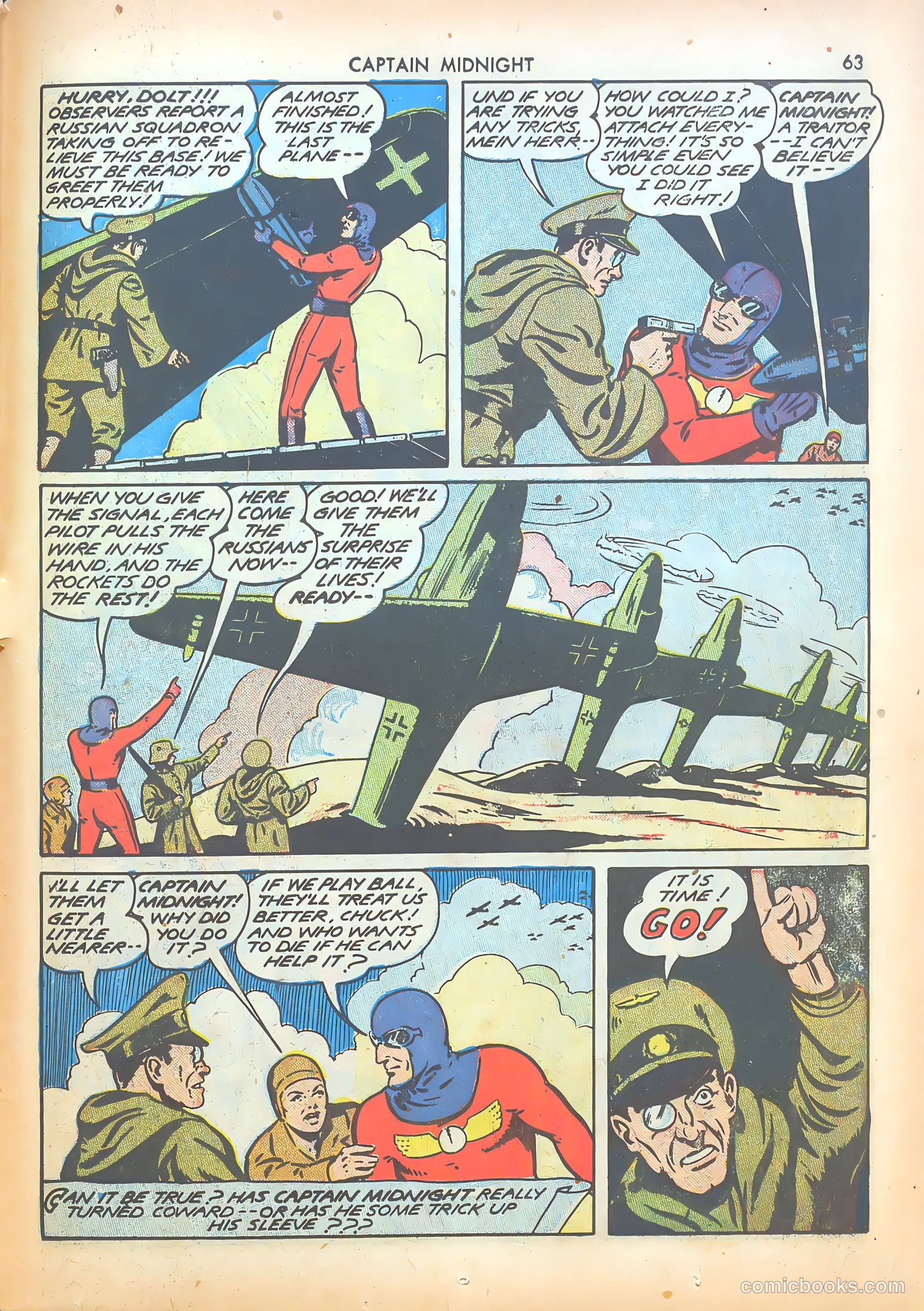 Captain Midnight #8 — page 63 of 68
