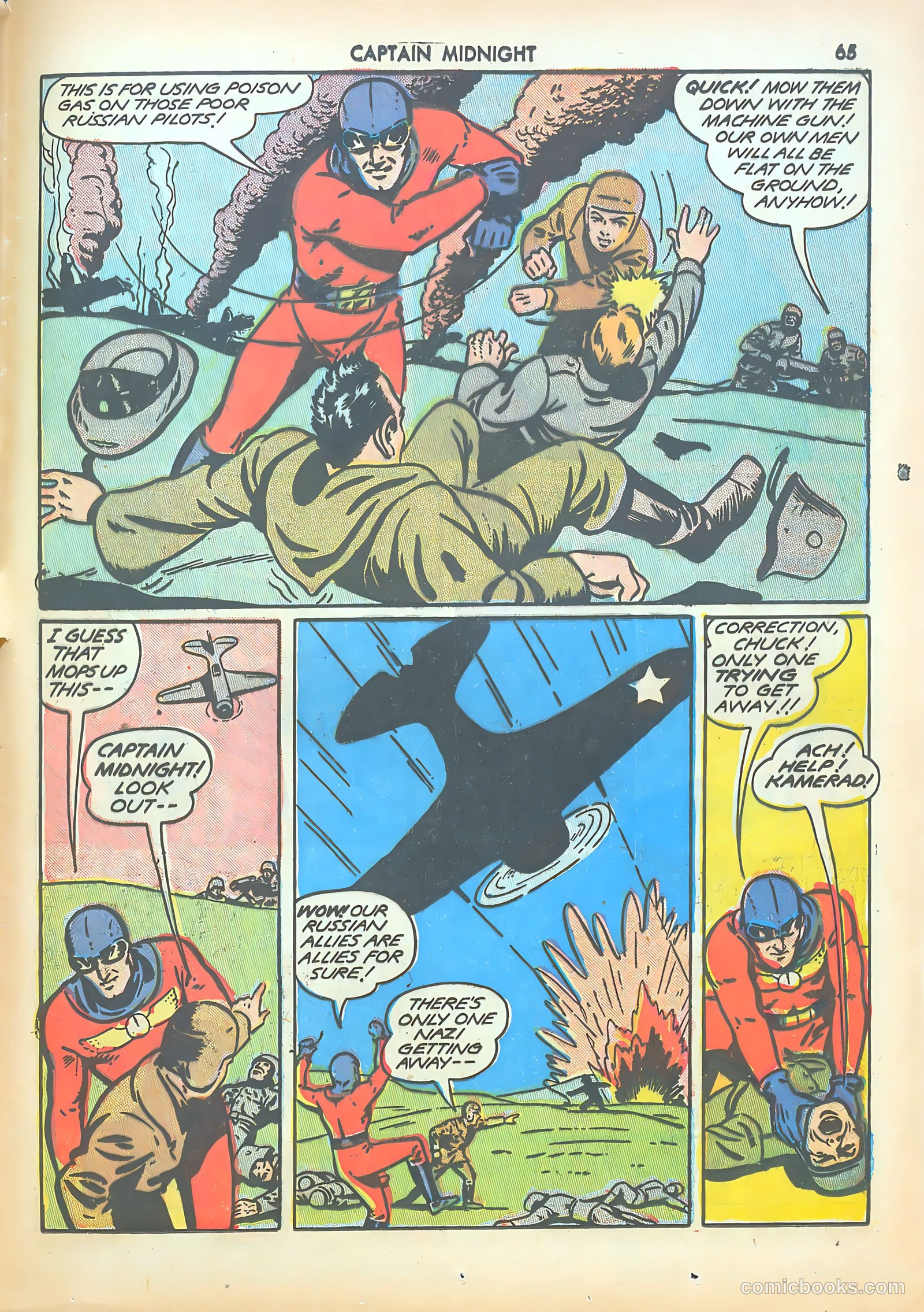 Captain Midnight #8 — page 65 of 68