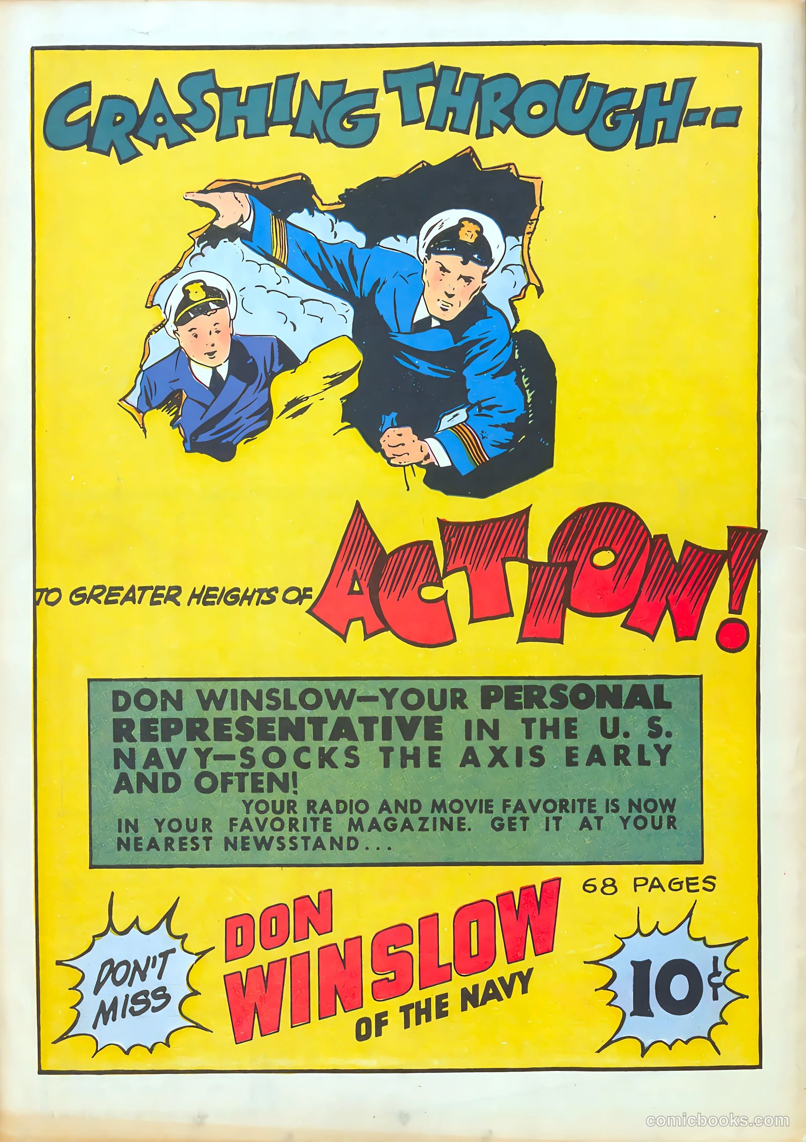 Captain Midnight #8 — page 68 of 68