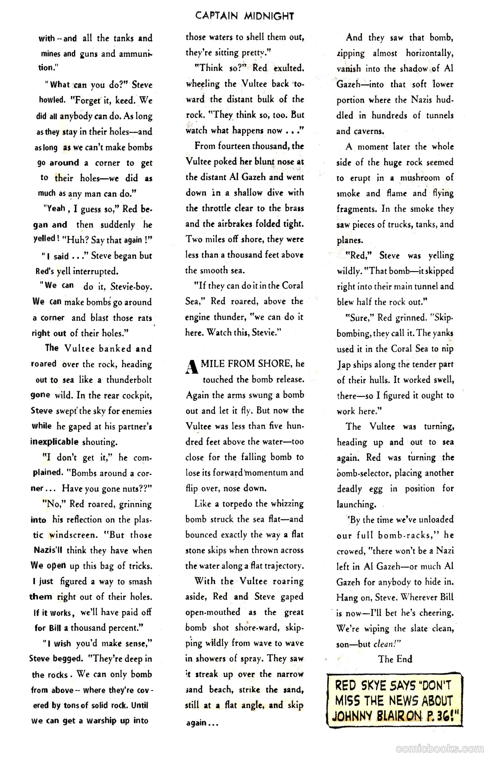 Captain Midnight #9 — page 22 of 68