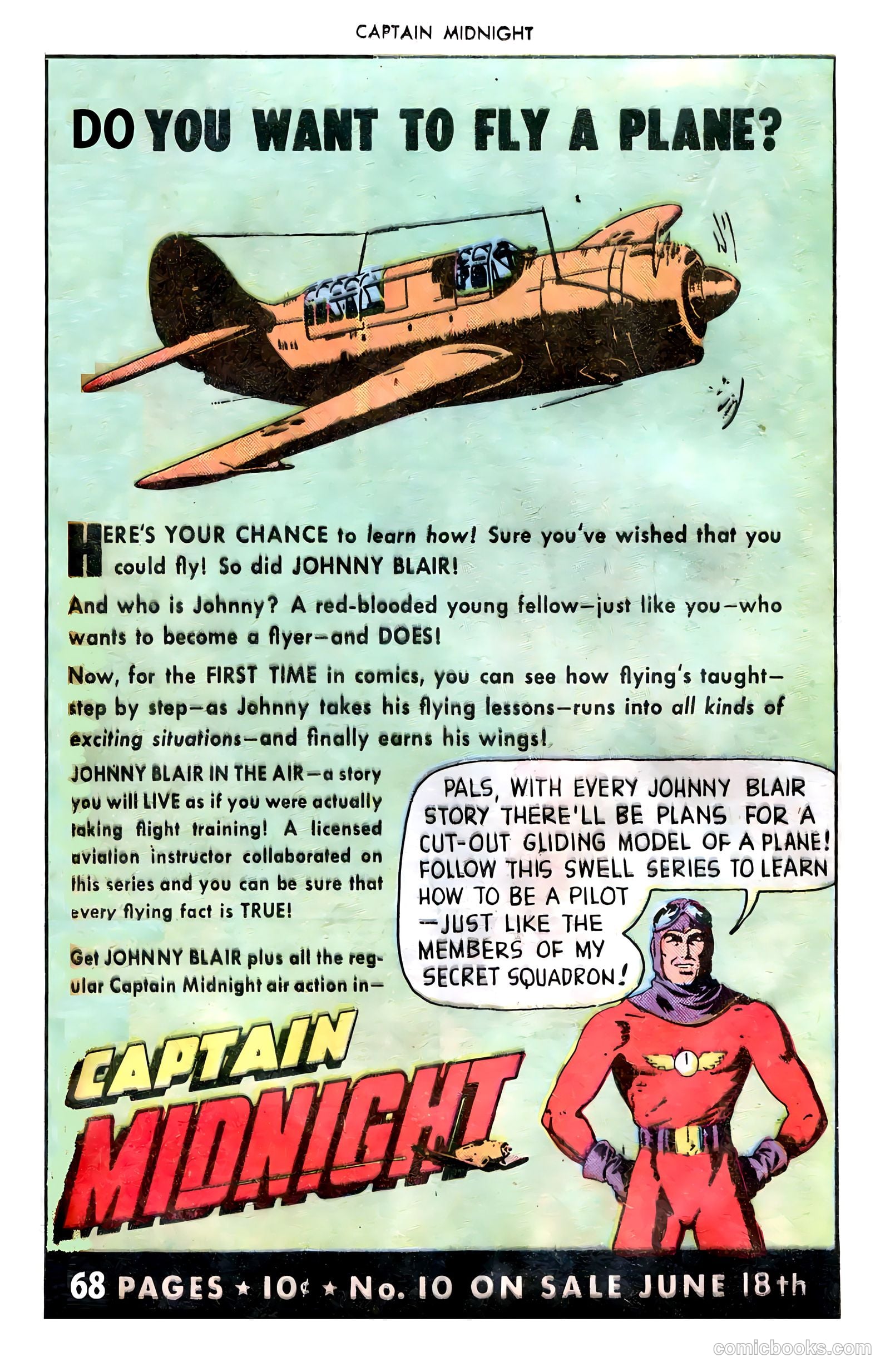 Captain Midnight #9 — page 36 of 68
