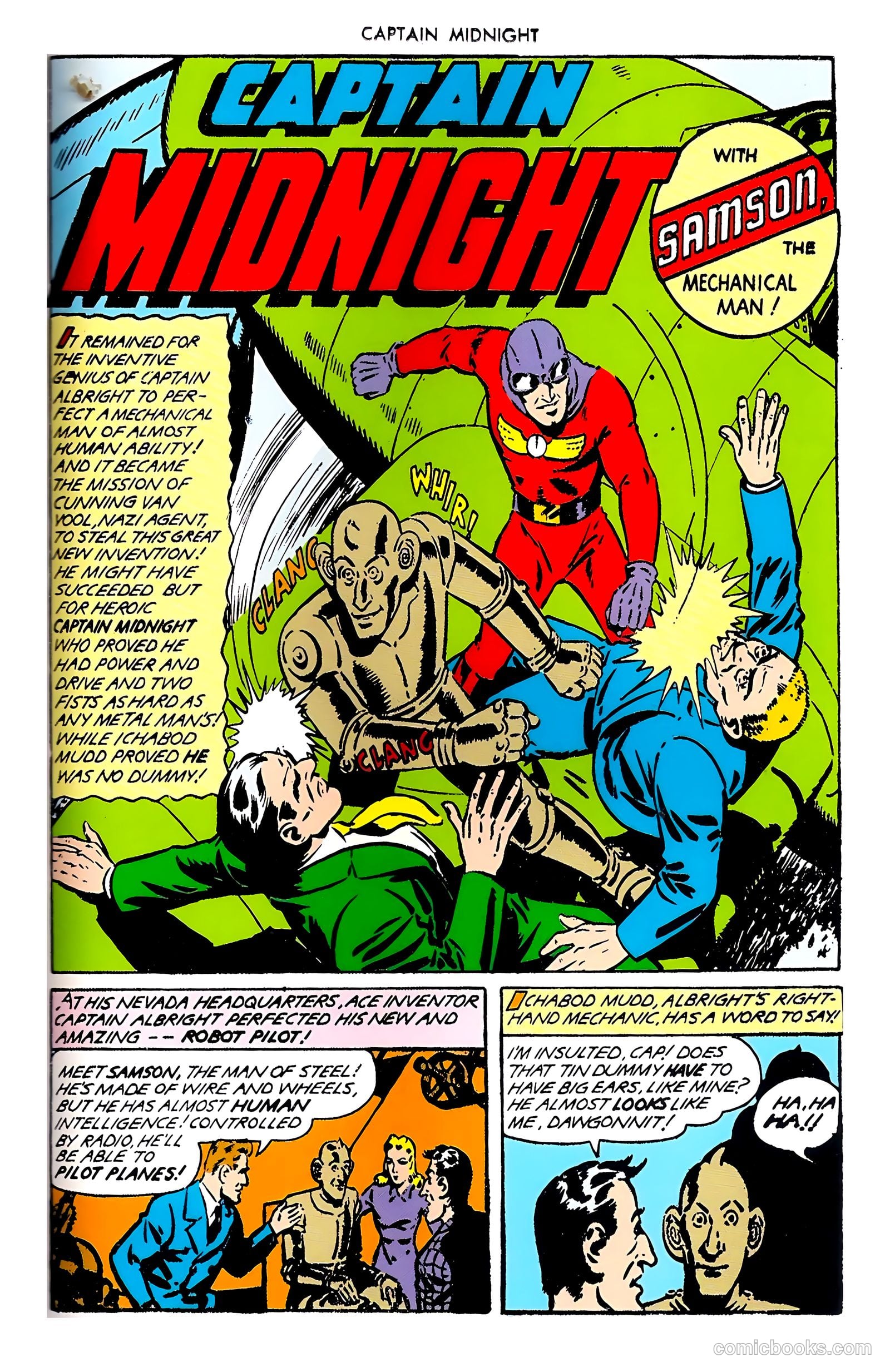 Captain Midnight #9 — page 57 of 68