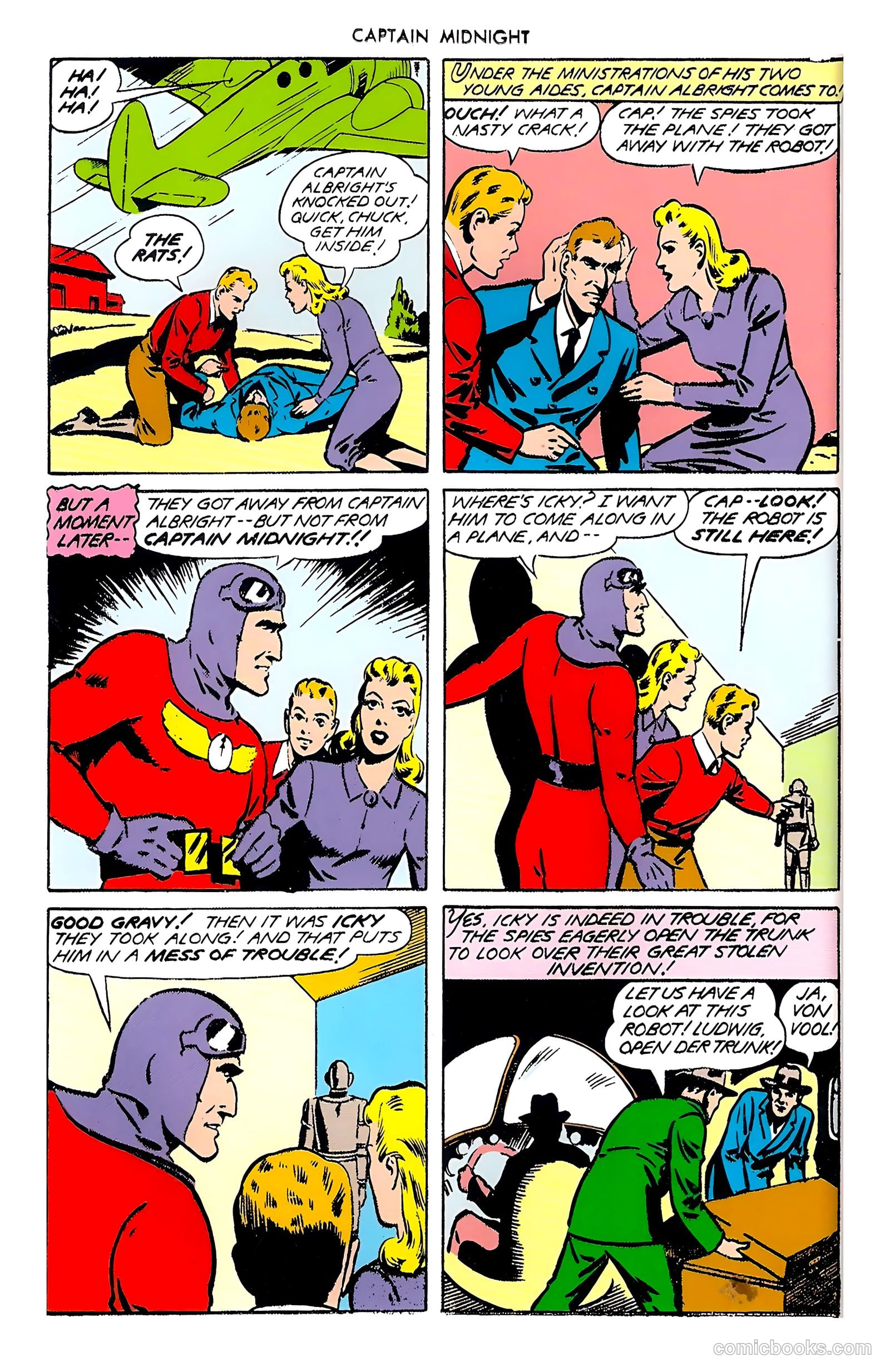 Captain Midnight #9 — page 60 of 68