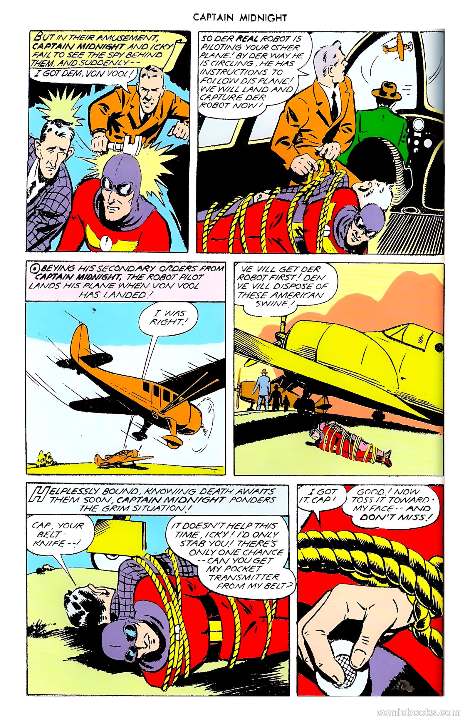 Captain Midnight #9 — page 64 of 68