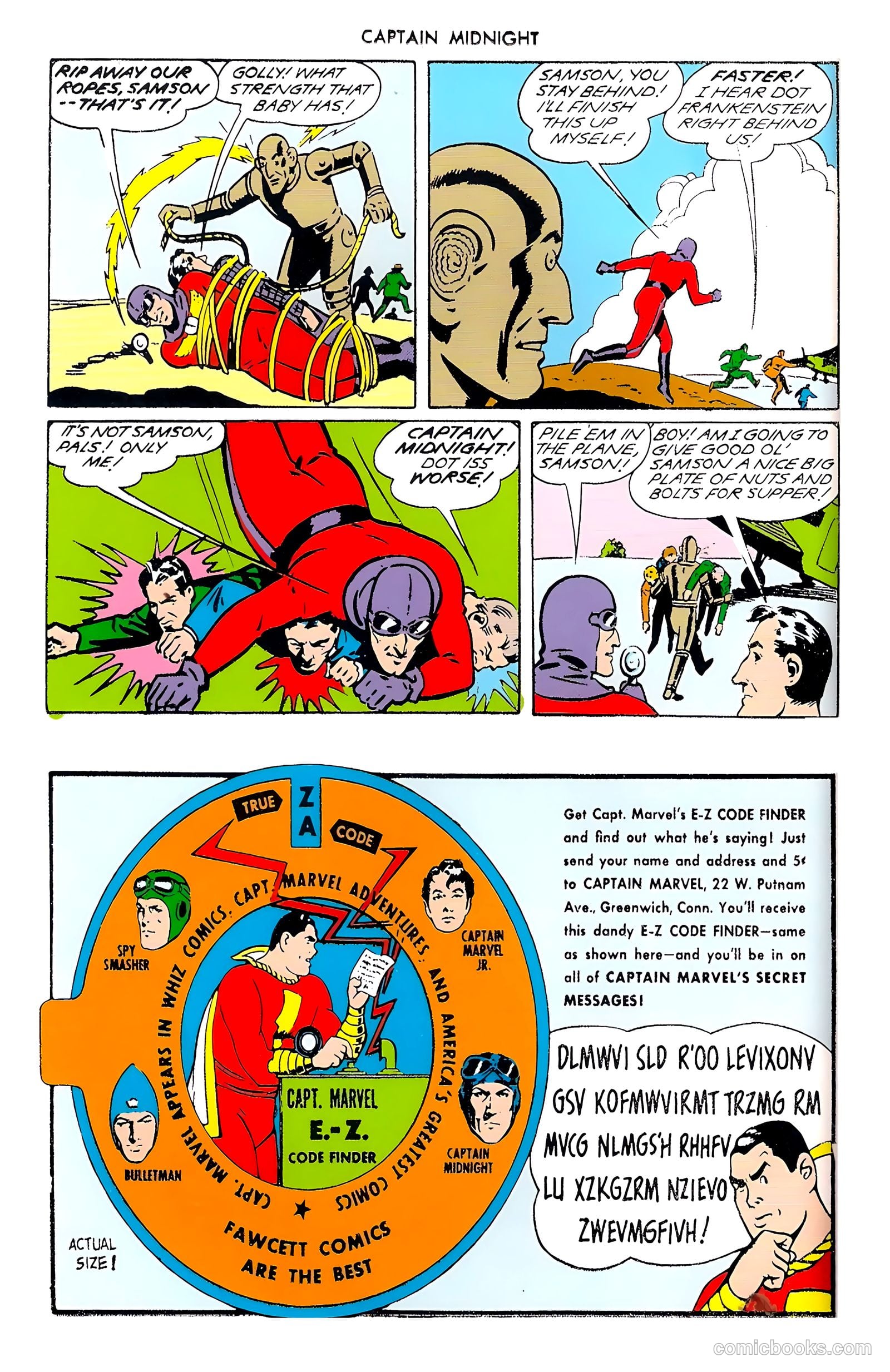 Captain Midnight #9 — page 66 of 68