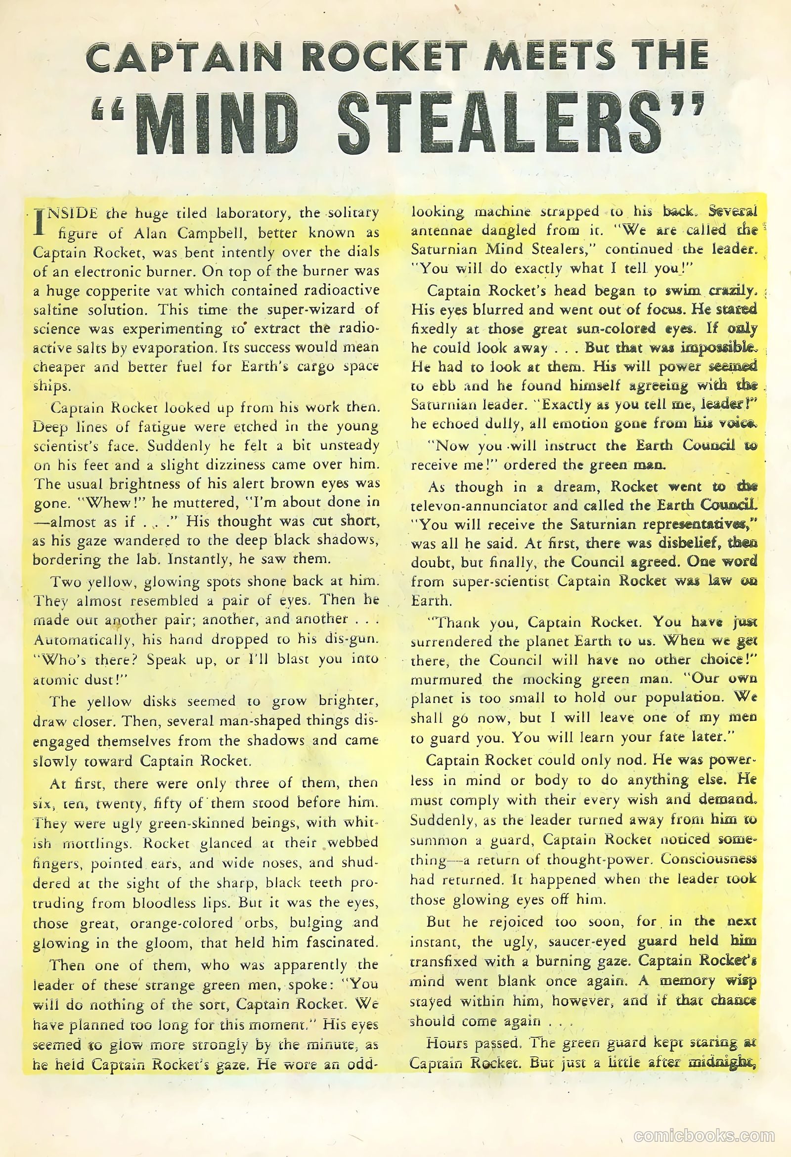 Captain Rocket #1 — page 19 of 36