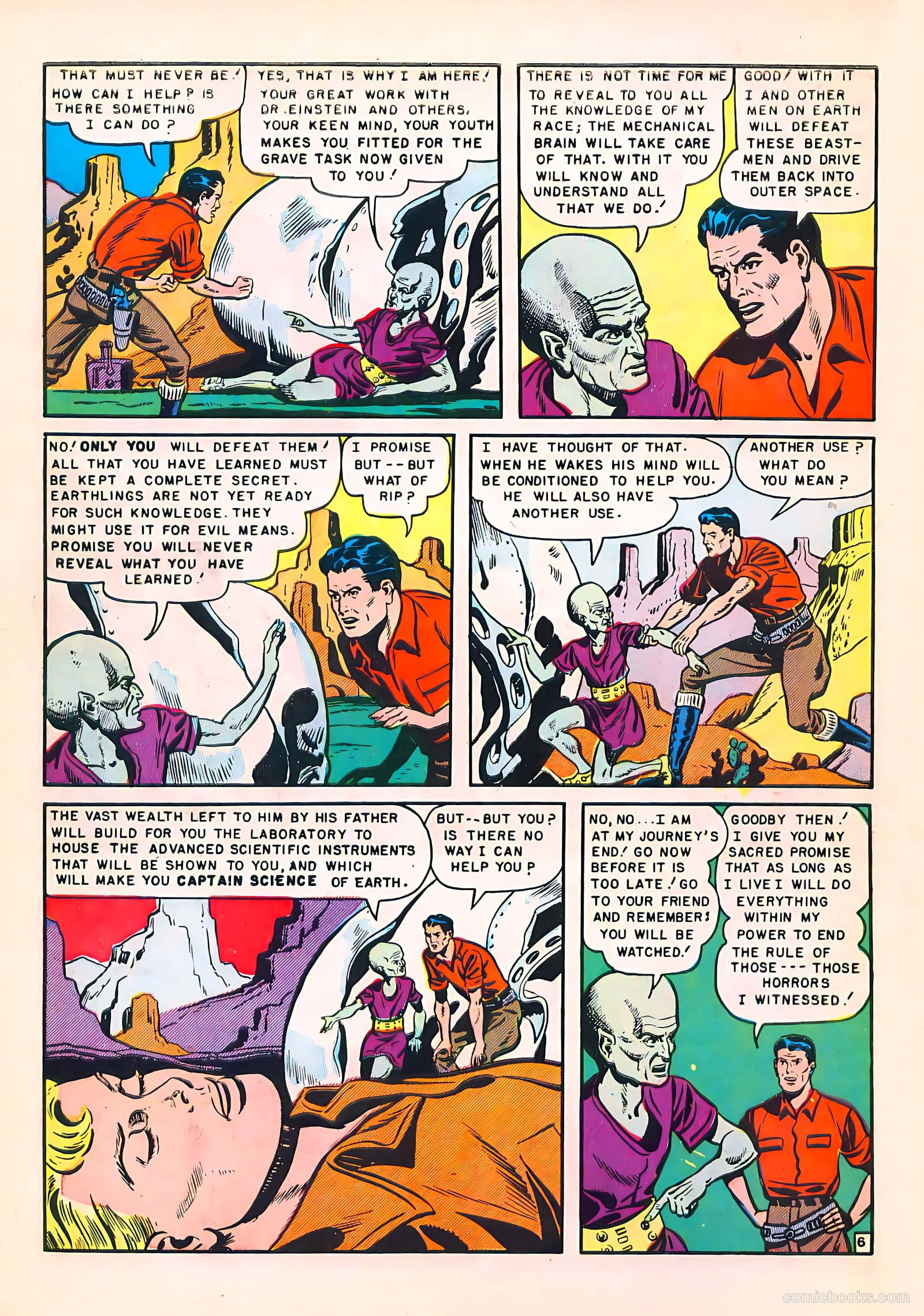 Captain Science #1 — page 8 of 36