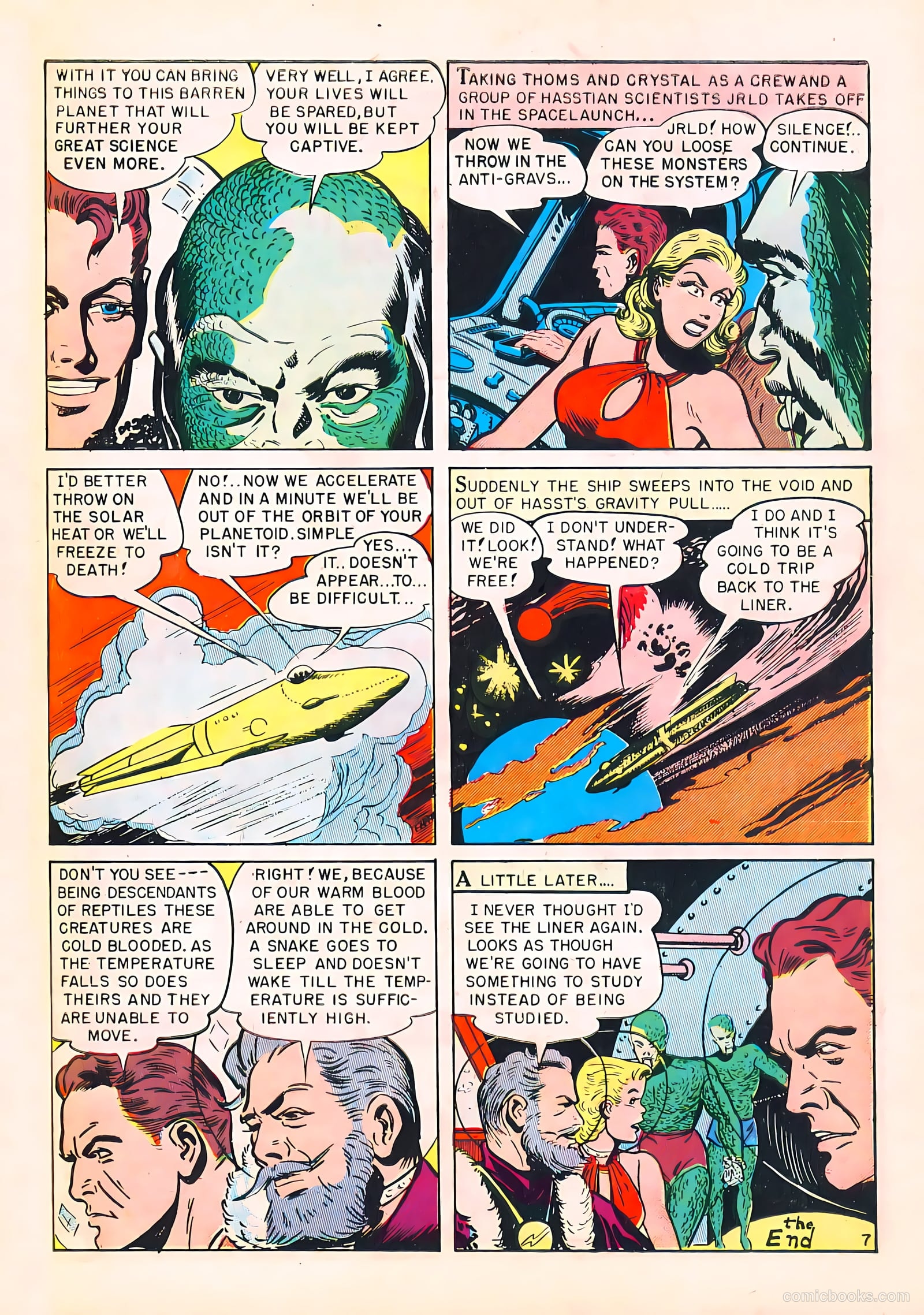 Captain Science #1 — page 33 of 36