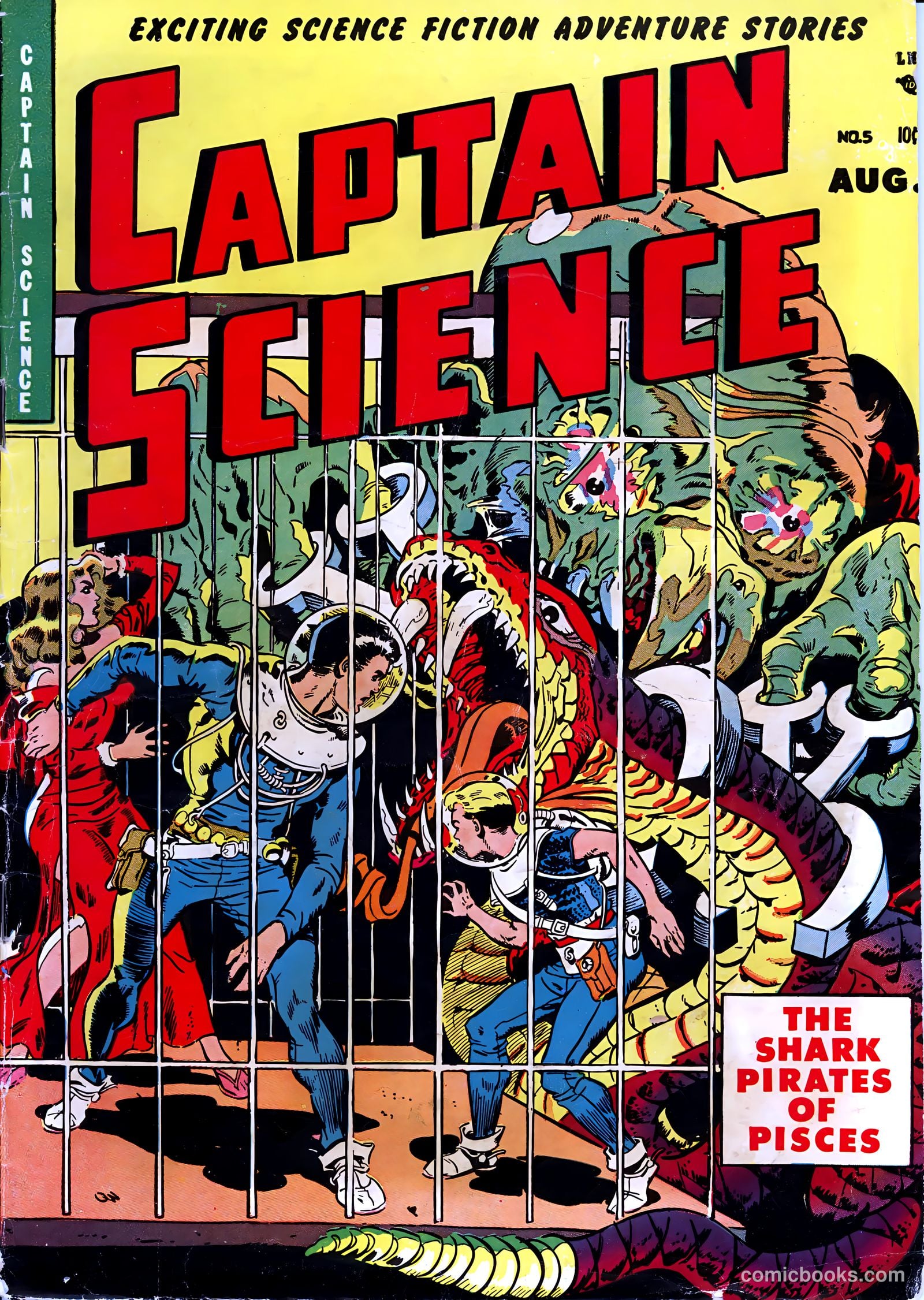 Captain Science #5 — page 1 of 36