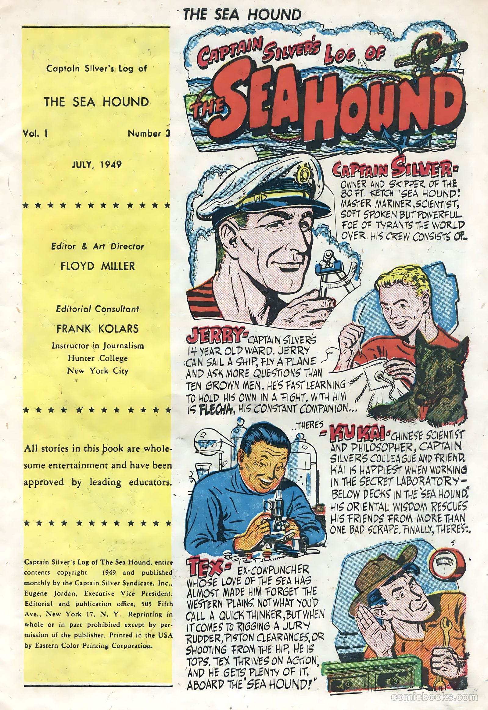 Captain Silver's Log of the Sea Hound #3 — page 3 of 35