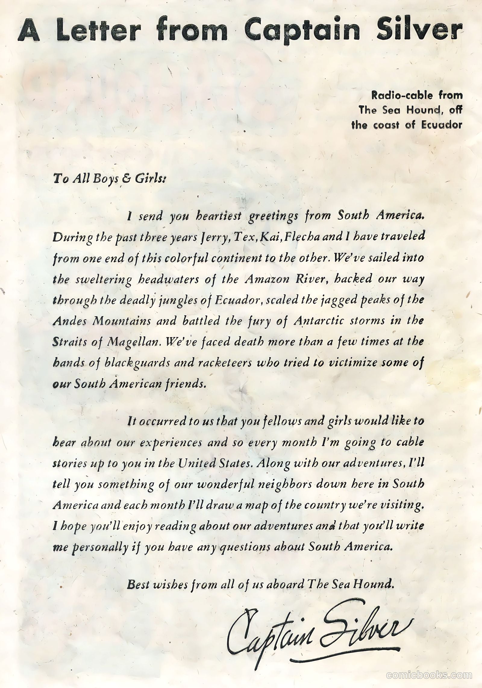 Captain Silver's Log of the Sea Hound #3 — page 4 of 35