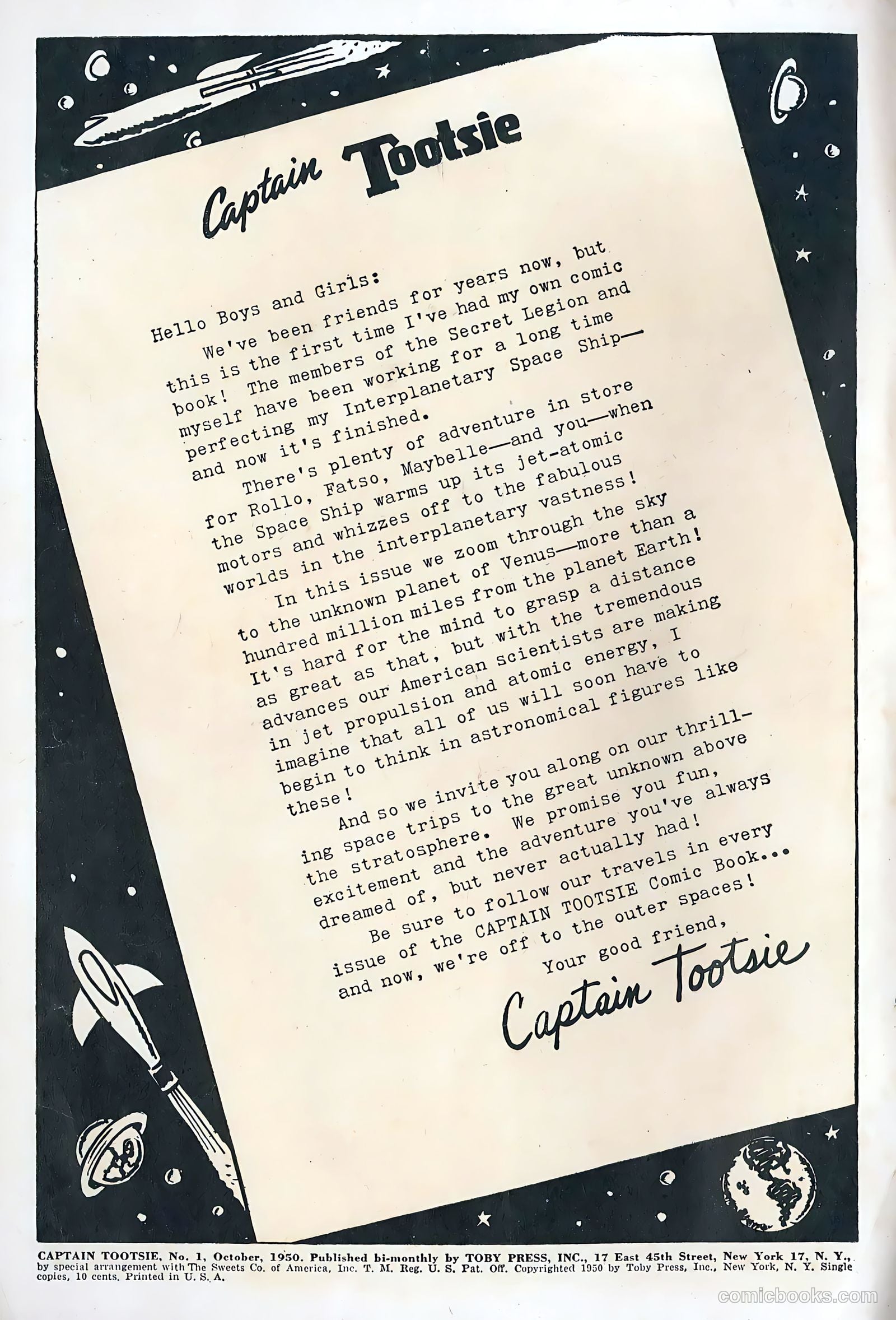 Captain Tootsie #1 — page 2 of 36