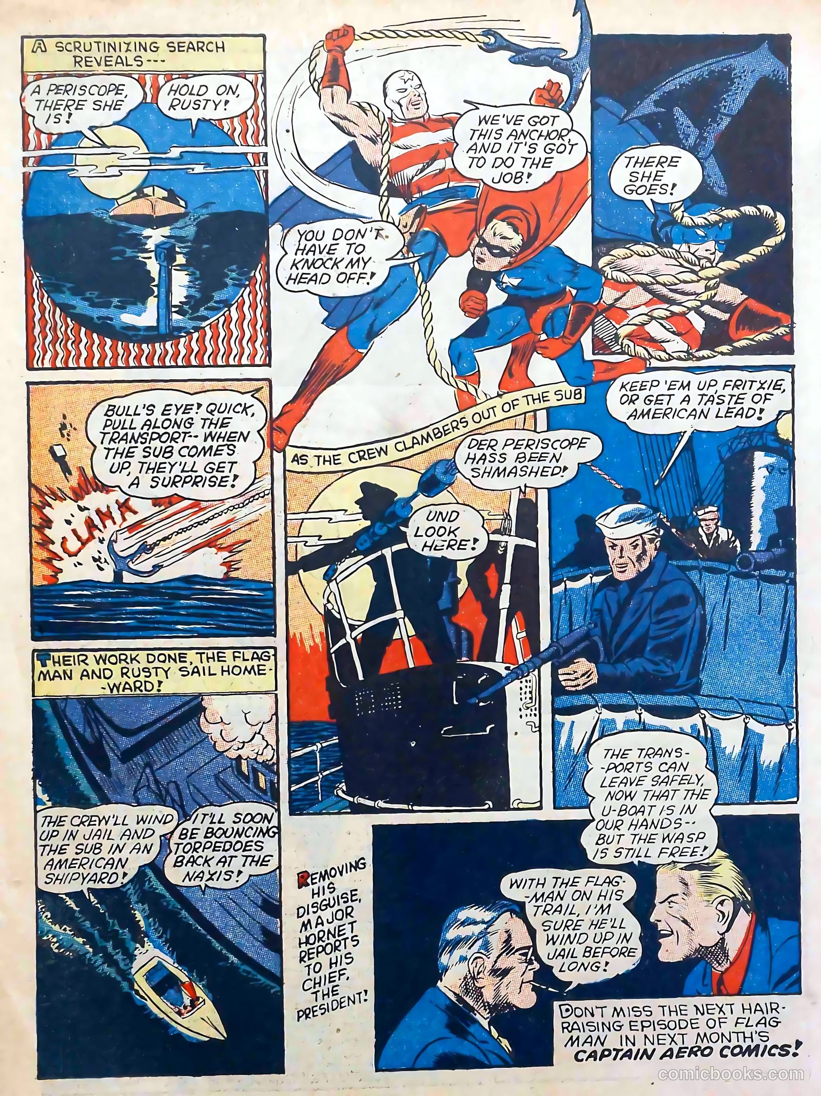 Captain Triumph Comics #10 — page 66 of 68
