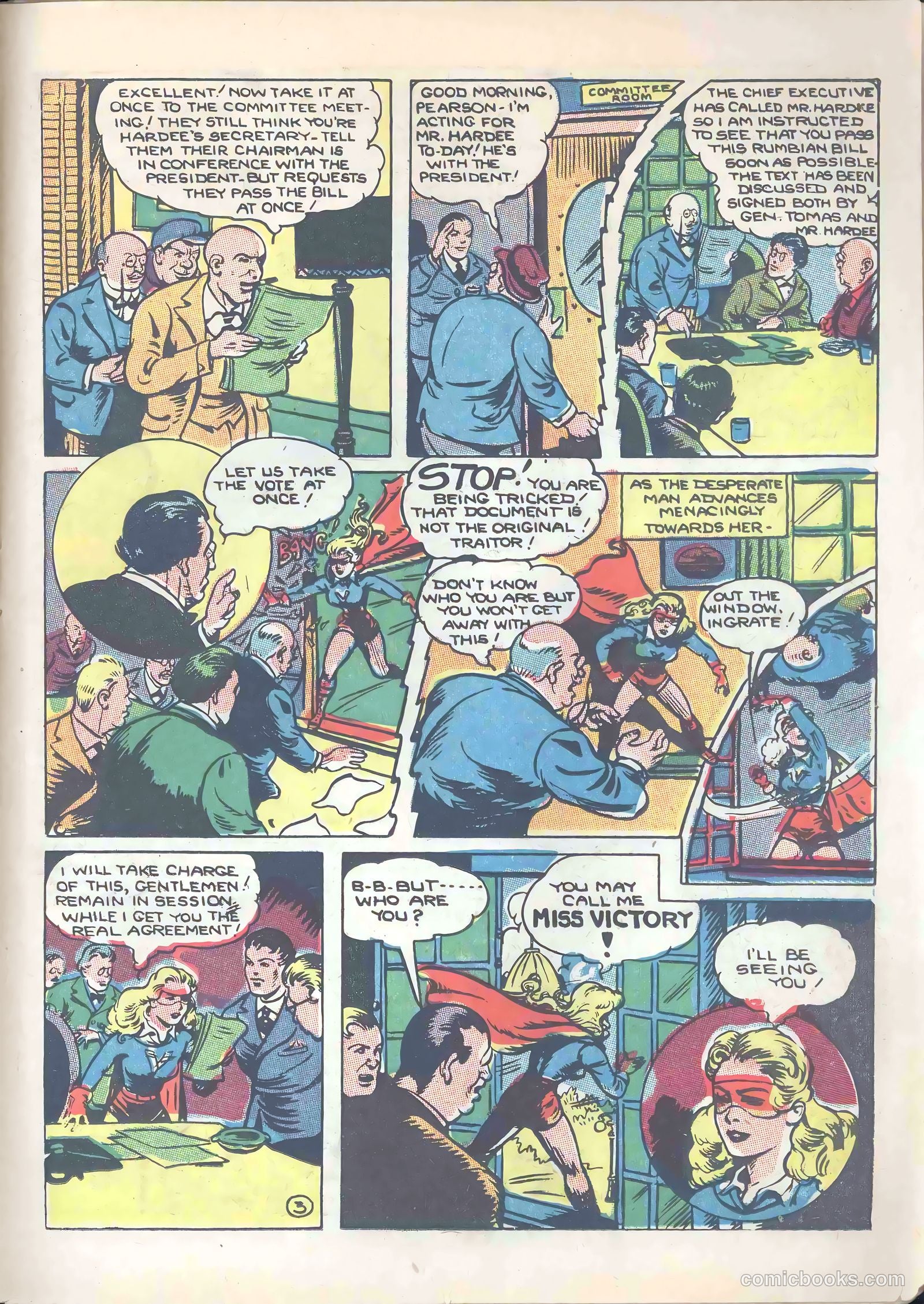 Captain Triumph Comics #11 — page 21 of 60