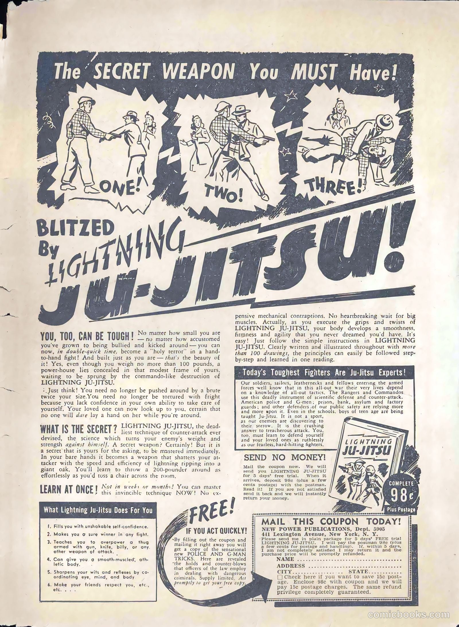 Captain Triumph Comics #11 — page 59 of 60