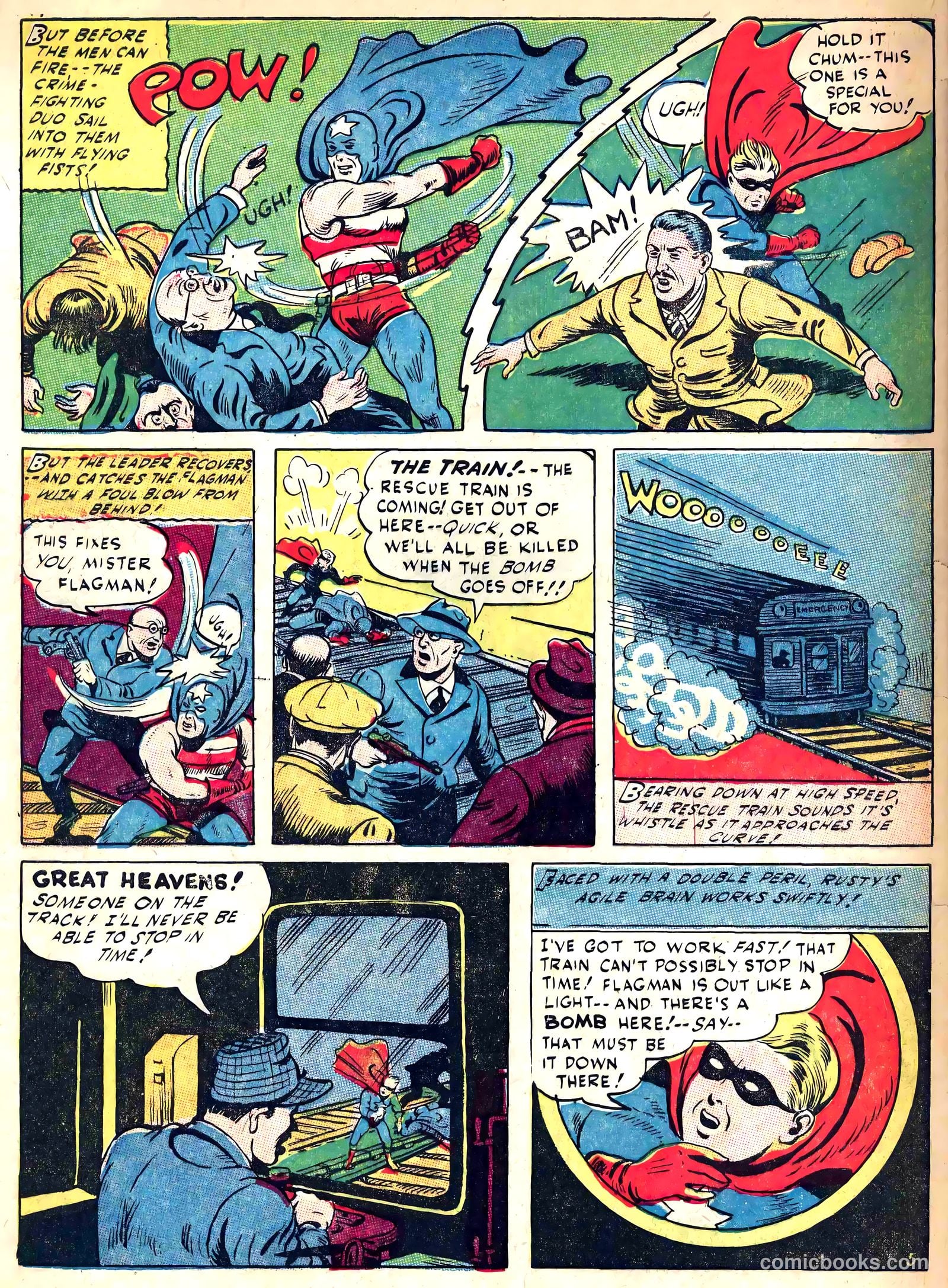 Captain Triumph Comics #13 — page 56 of 60