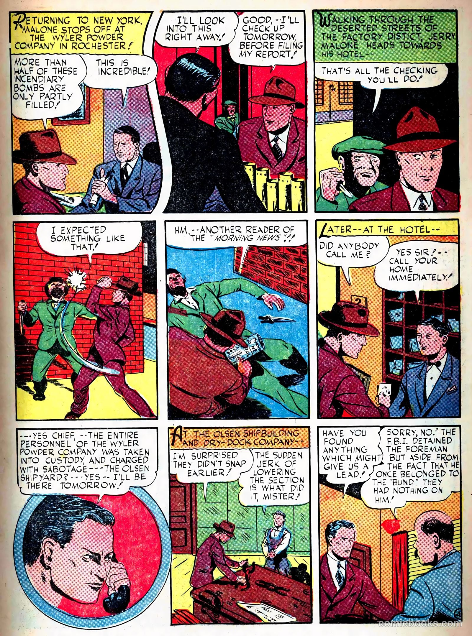 Captain Triumph Comics #14 — page 19 of 60