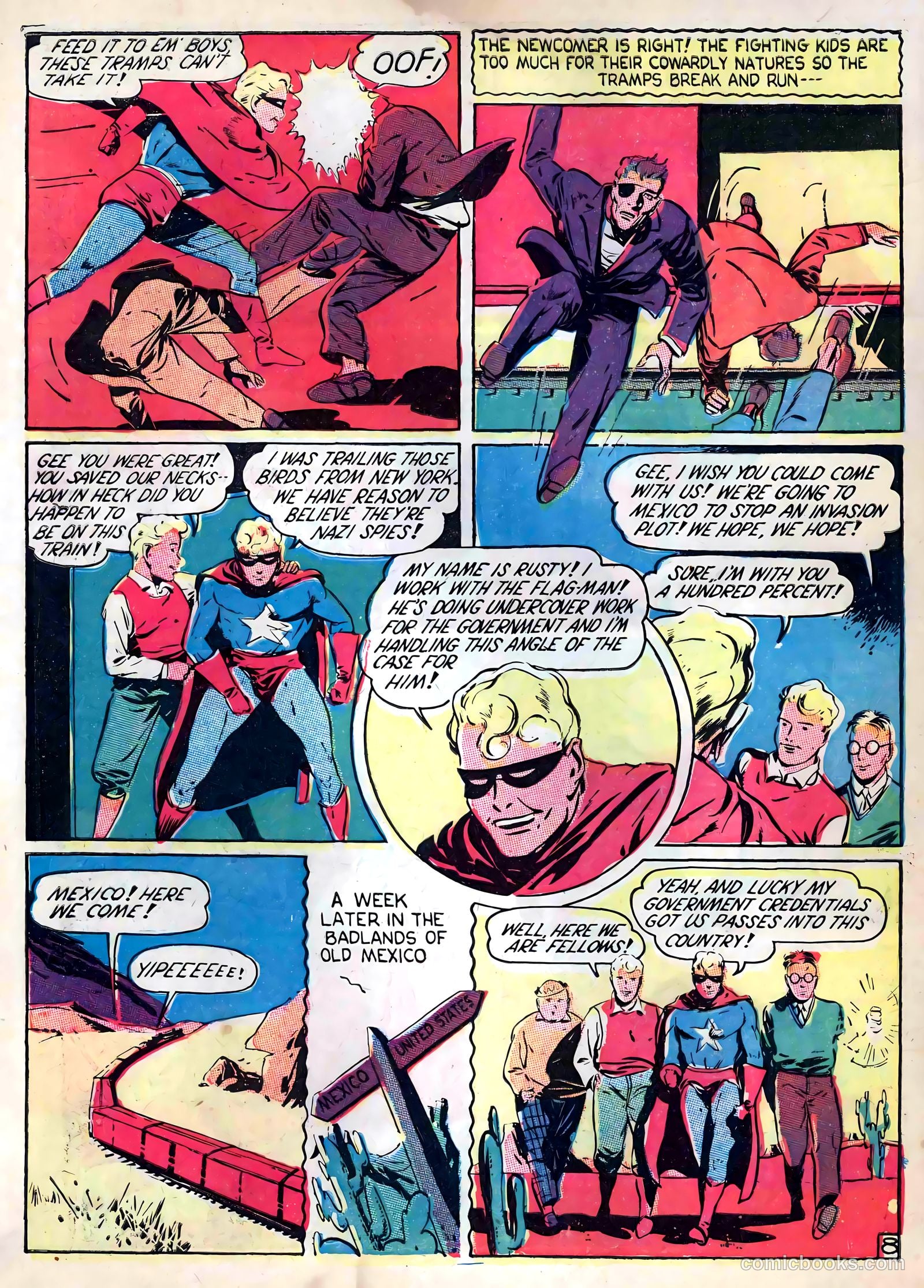 Captain Triumph Comics #2 — page 54 of 68